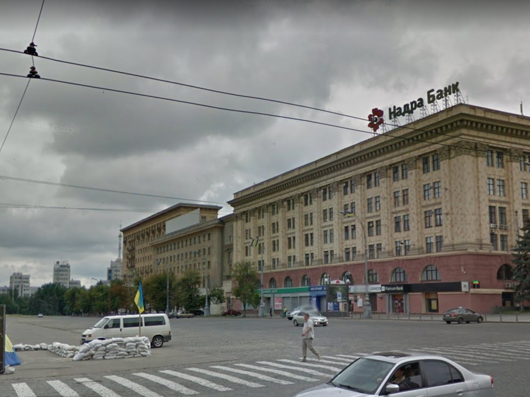 Freedom Square in Kharkiv before damage