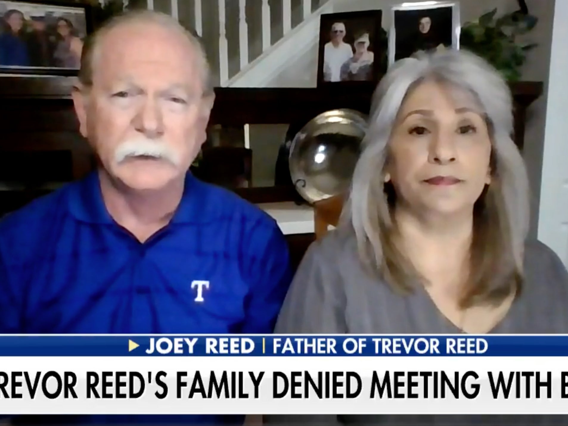 The parents of Trevor Reed, a former US marine imprisoned in Russia