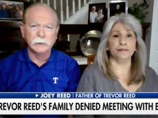 Trevor Reed: Biden tells parents of US marine imprisoned by Russia ‘I just can’t imagine what you’re going through’