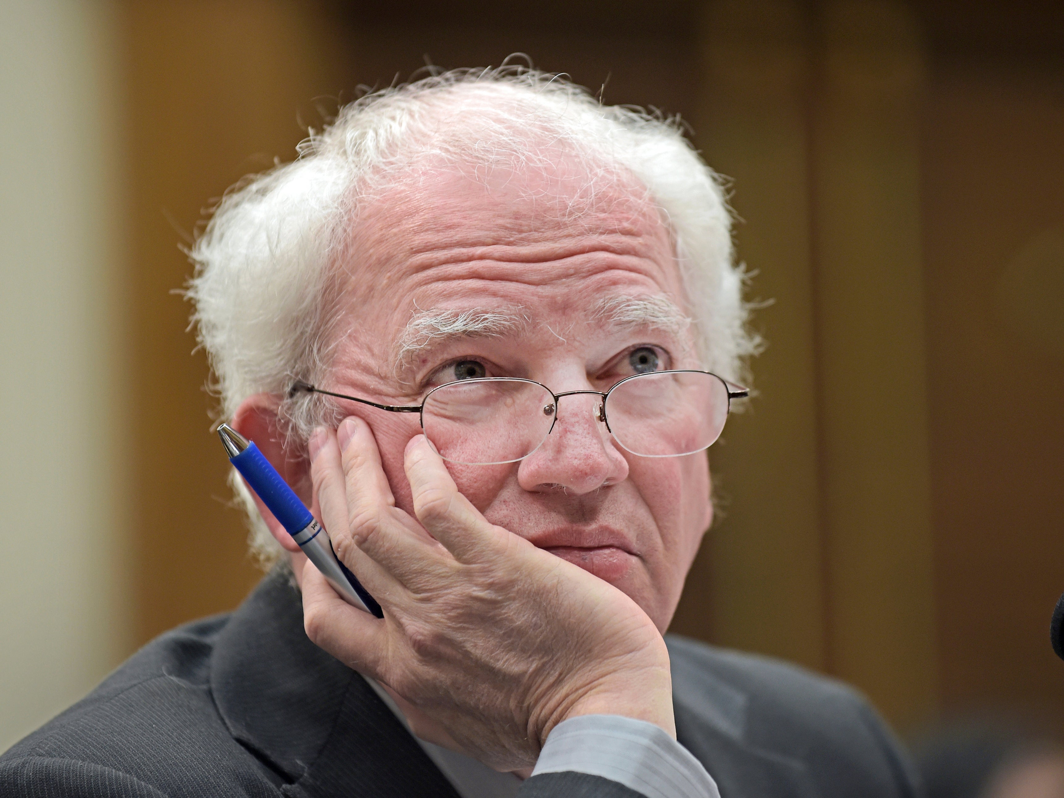 Chapman School of Law professor John Eastman testifies on Capitol Hill in Washington, on March 16, 2017