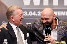 Tyson Fury vs Anthony Joshua is ‘90 per cent’ done, says Frank Warren