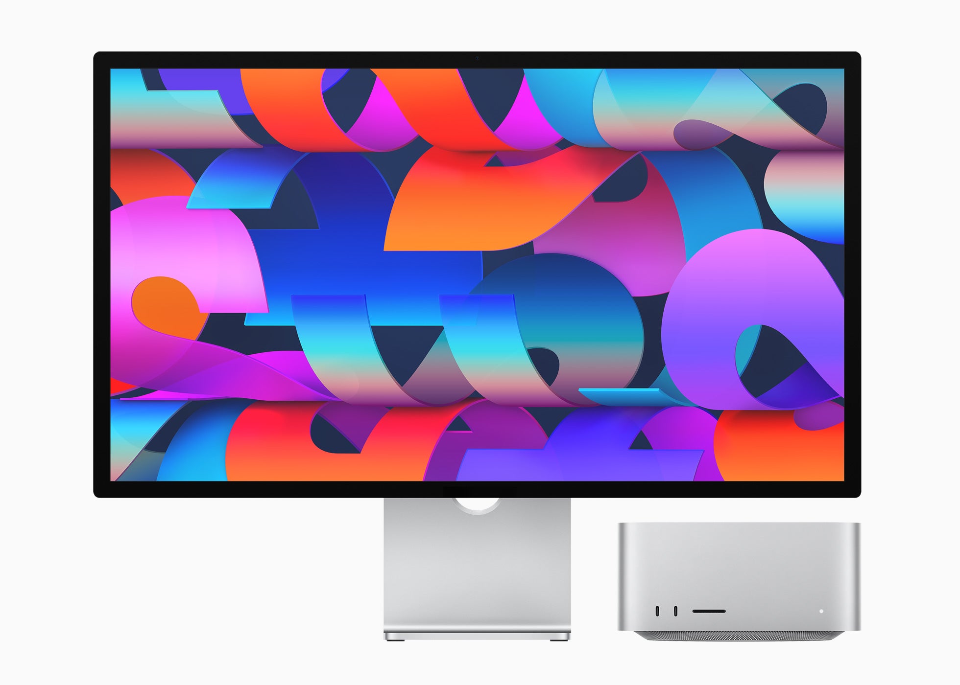 Apple’s new Mac Studio desktop computer and Studio Display monitor. (Apple)