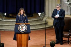 Melania Trump was ‘smarter’ than Donald, Bill Barr says in new book and claims she saved his job