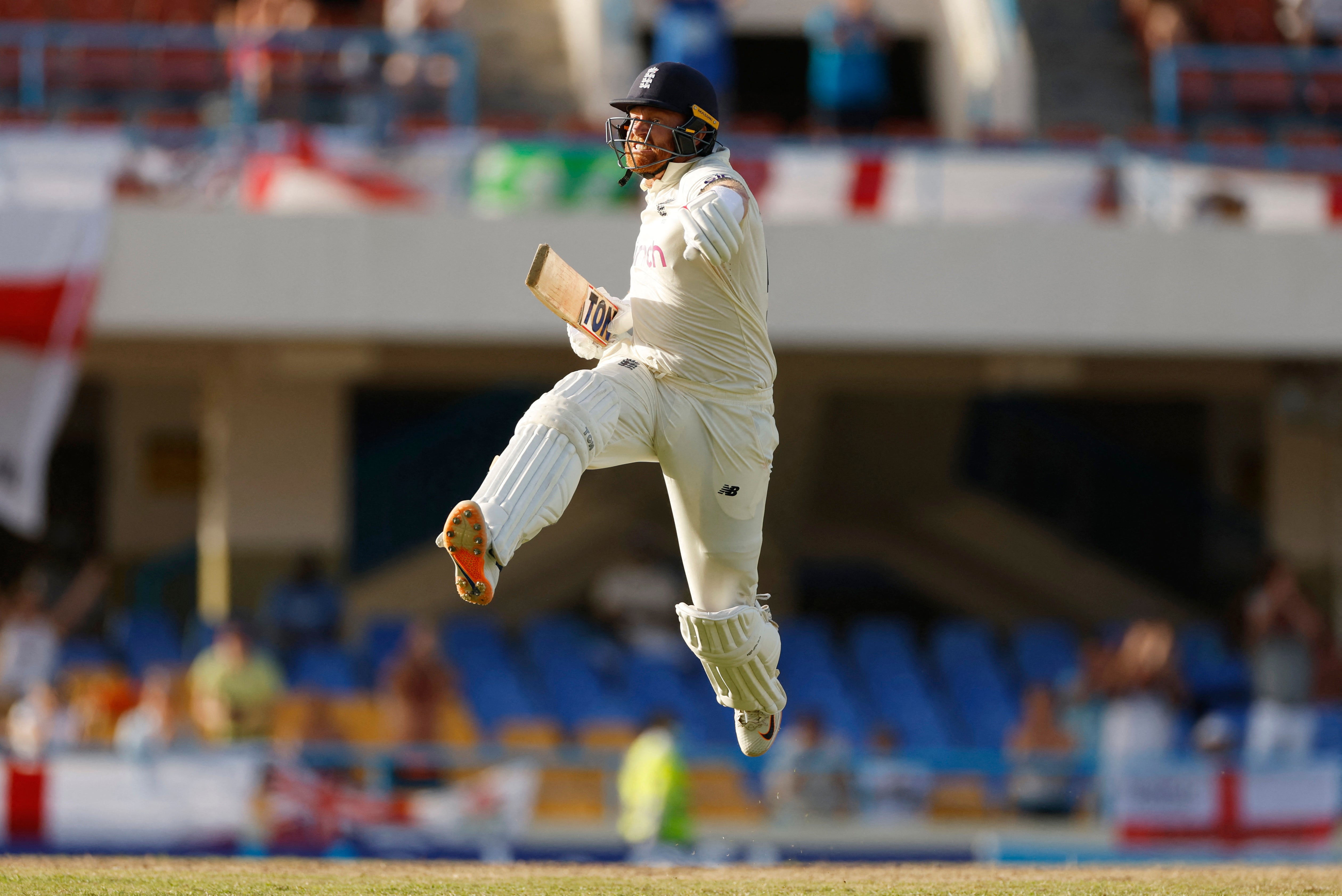 Jonny Bairstow salvaged the opening day for England in Antigua