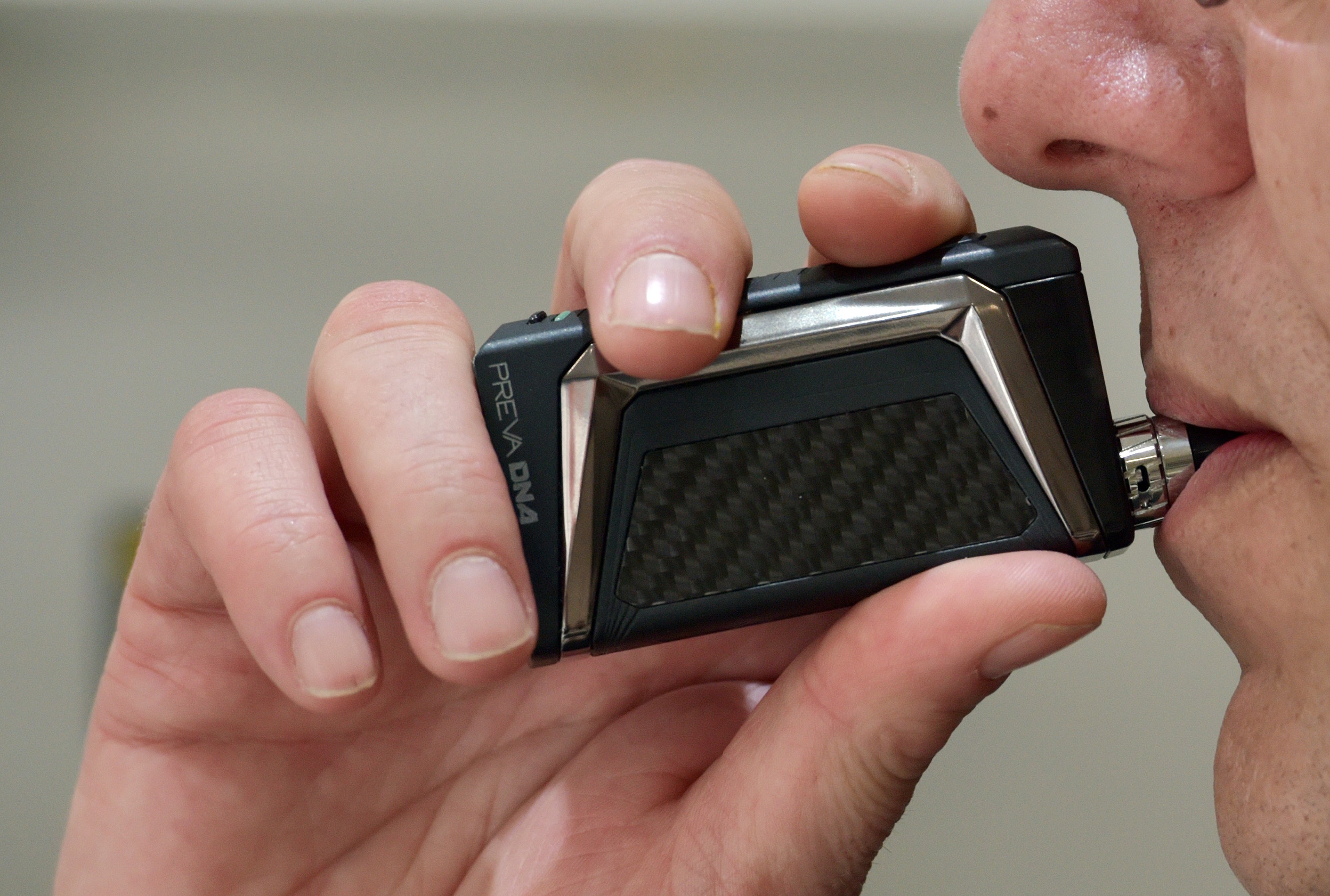 A man using a vaping product (PA)