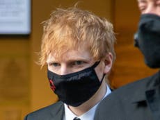 Ed Sheeran ‘Shape of You’ trial: Live updates as singer appears in court over copyright claims