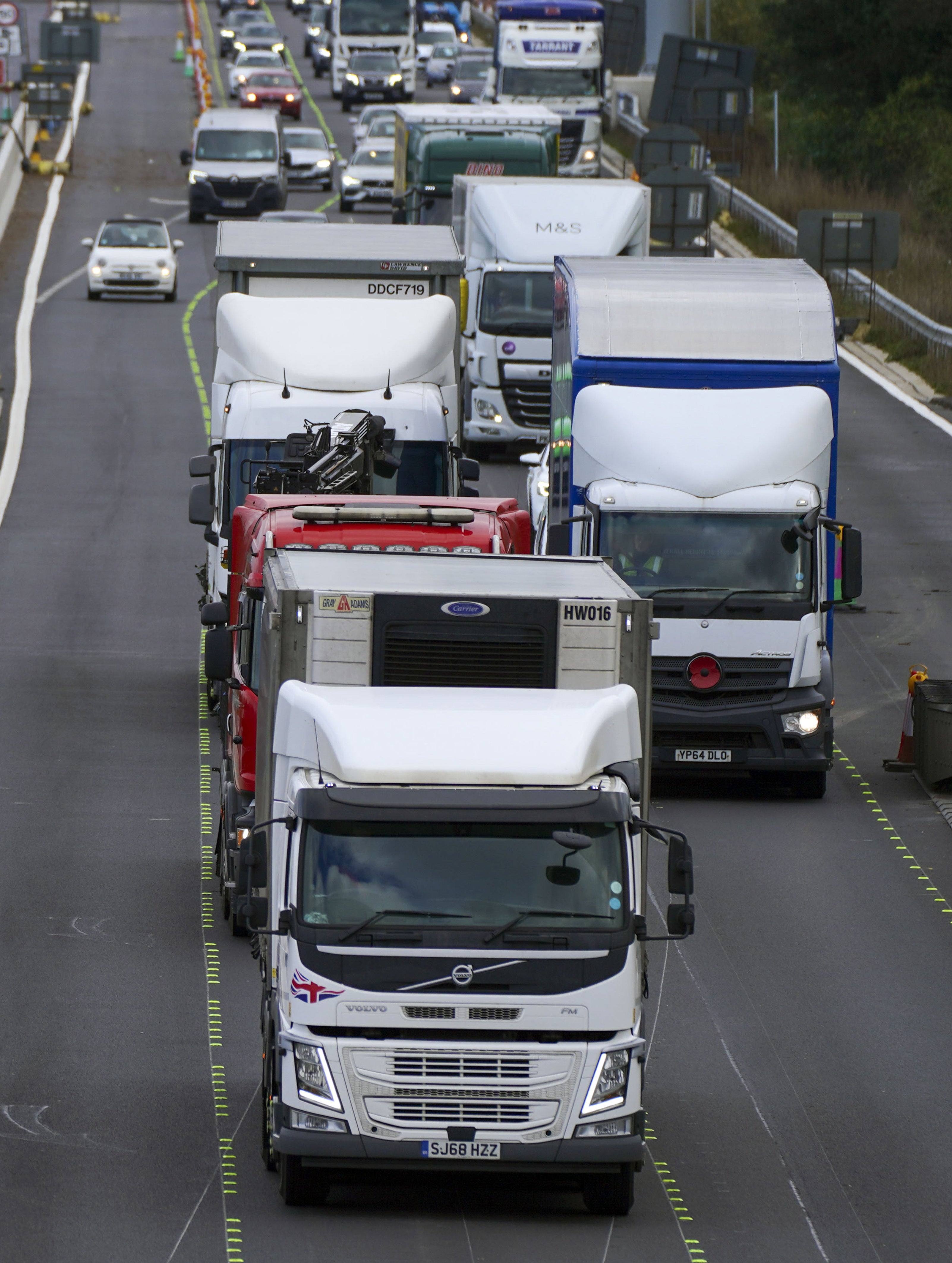 Rising fuel prices are putting strain on the haulage industry, a Stormont committee has been told (Steve Parsons/PA)