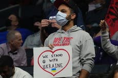 NBA will play Ukrainian national anthem before game tip-off in historic first