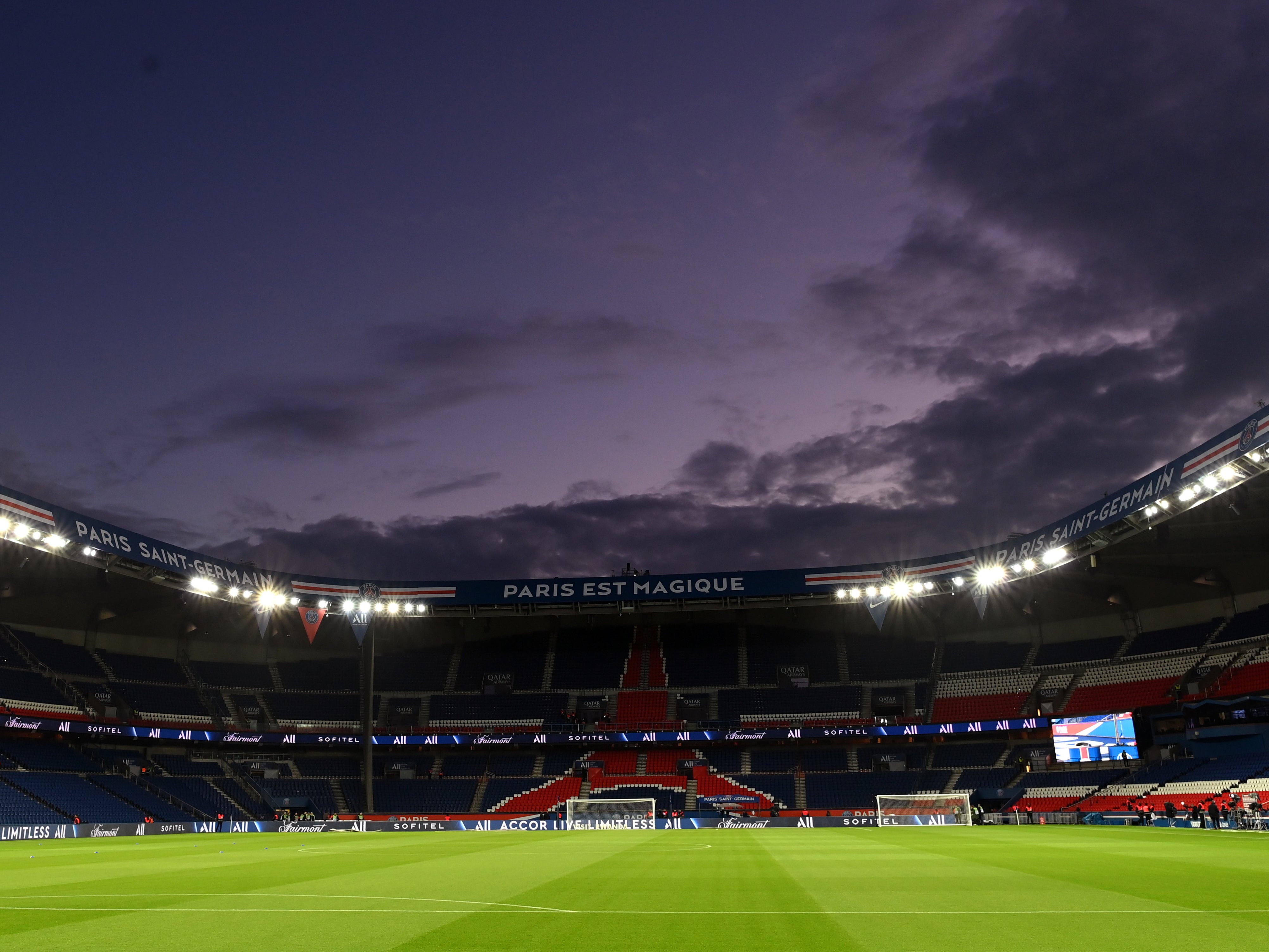 A general view of the Parc des Princes