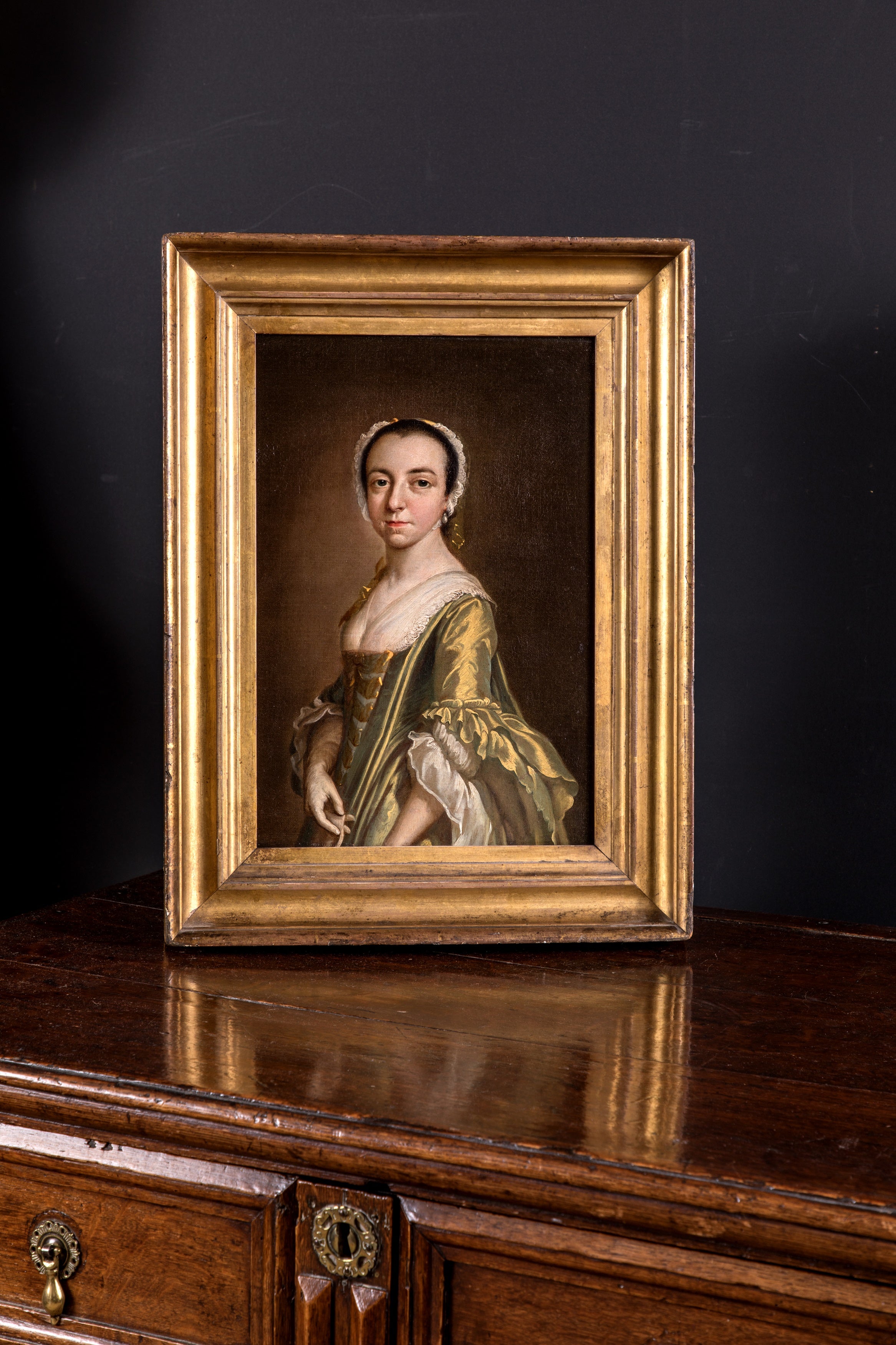 A portrait of a woman, which is one of the earliest known works by the artist Thomas Gainsborough, is to be sold at auction with an estimate of £30,000 to £50,000 (Cheffins/ PA)