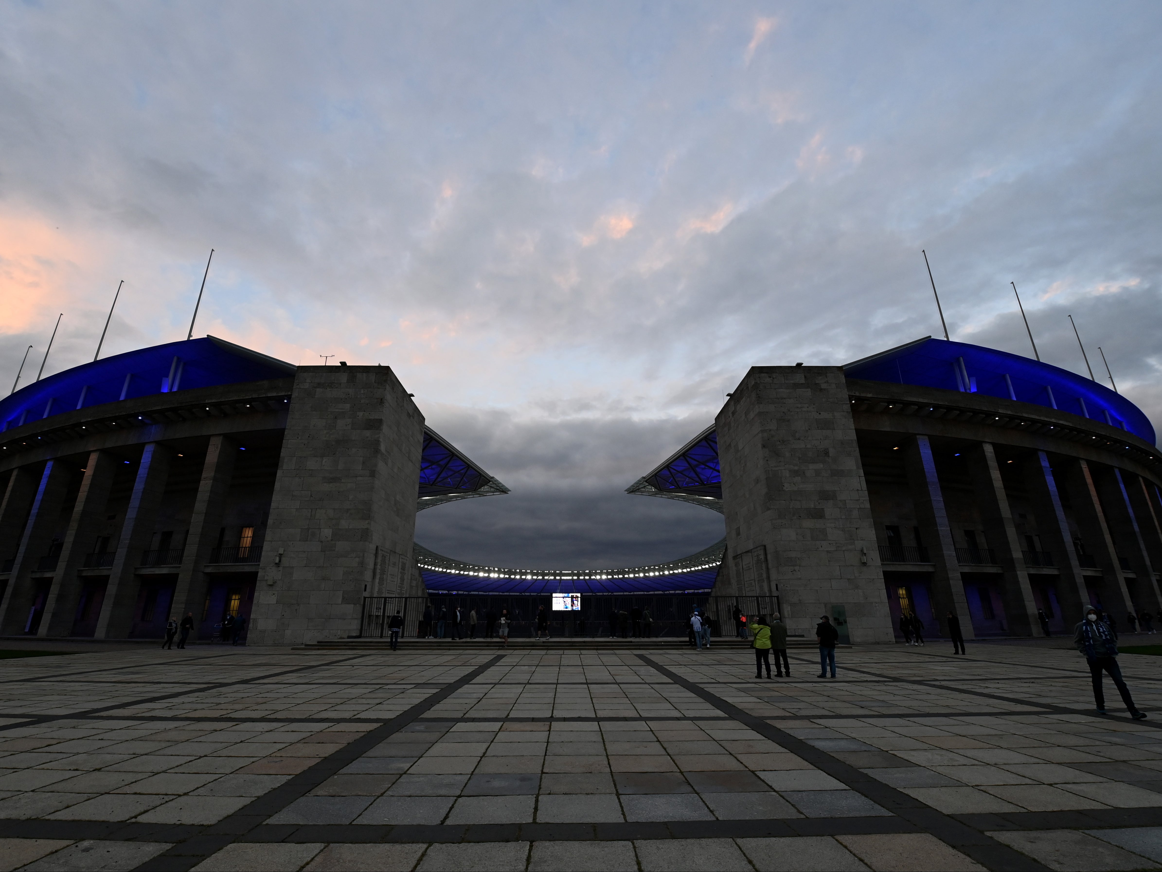 A general view of the Olympiastadion Berlin