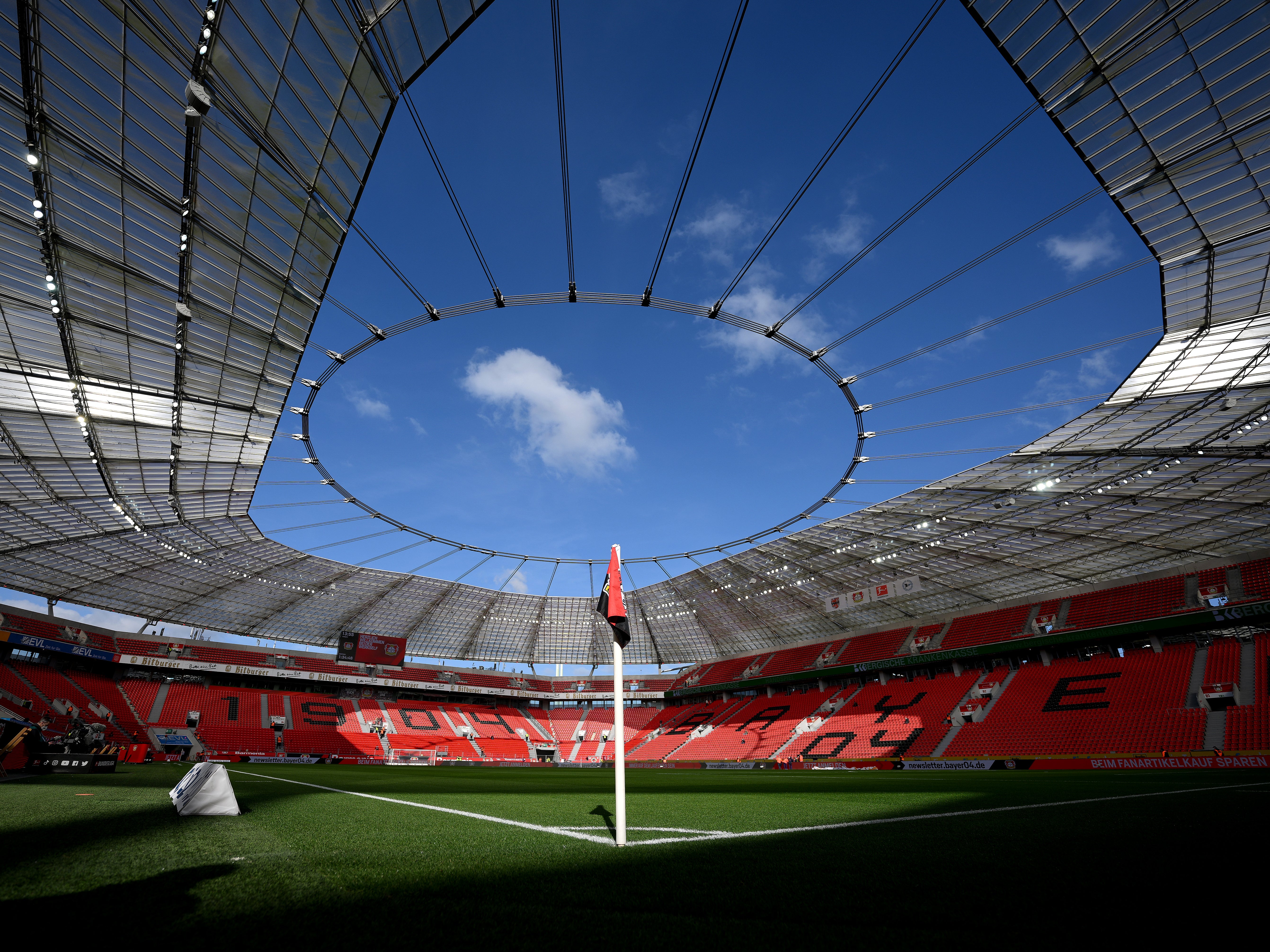 A general view of the BayArena