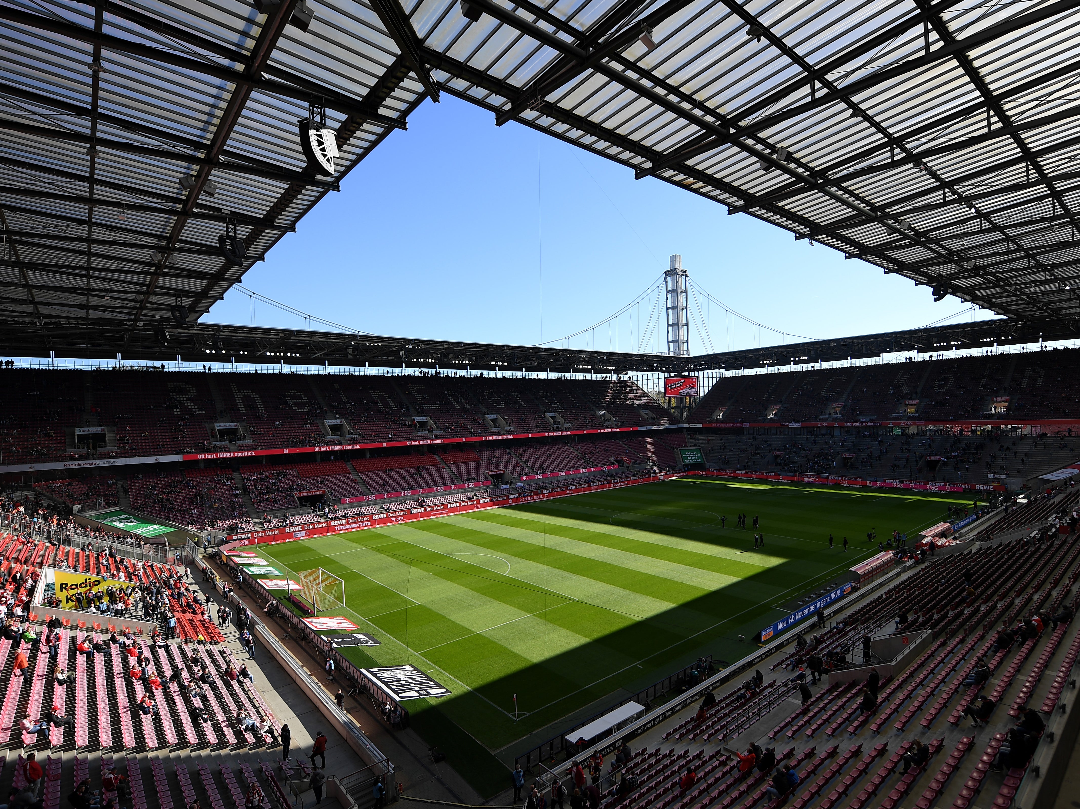 A general view of the RheinEnergieStadion