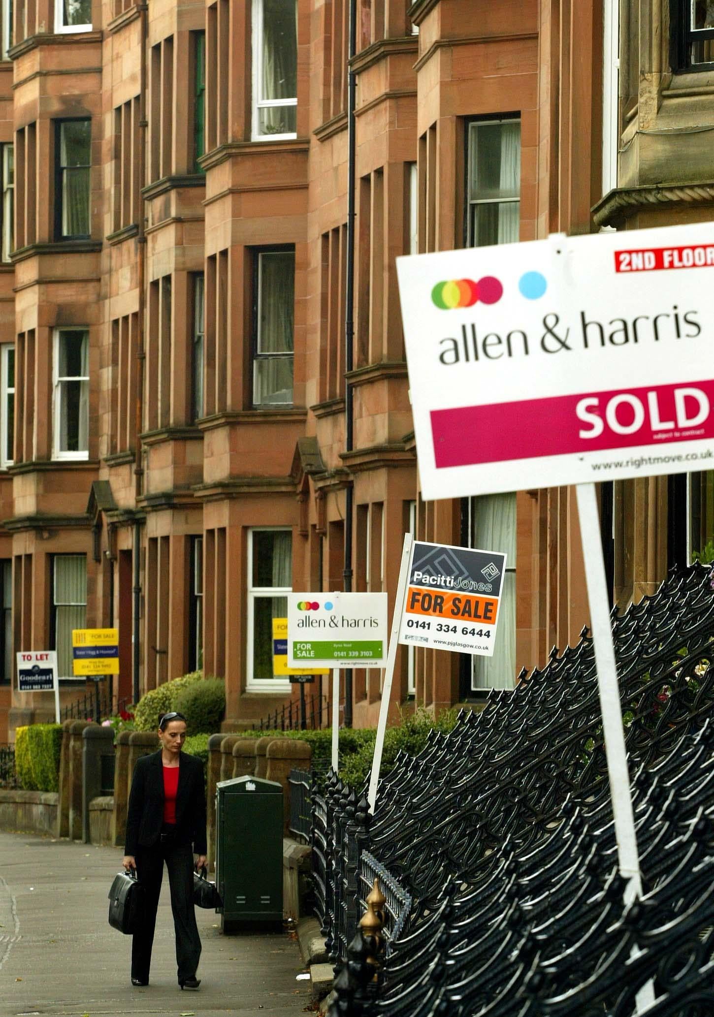 Scotland is suffering from a cumulative shortfall approaching 100,000 homes, according to a new report by Homes for Scotland (Maurice McDonald/PA)