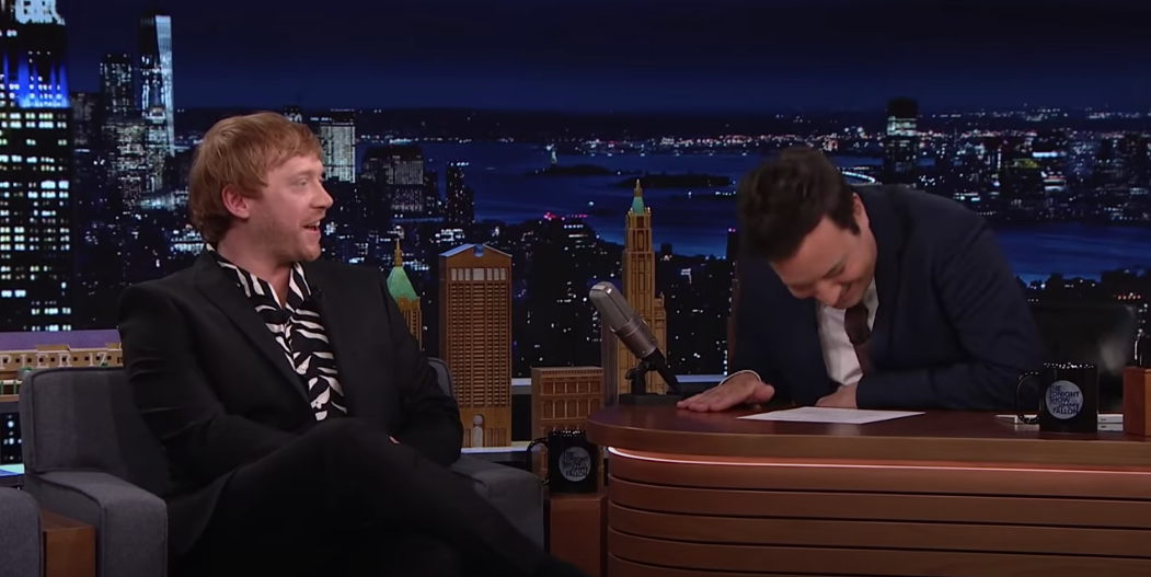 Rupert Grint tells Jimmy Fallon about his young daughter saying the f-word