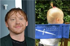 Rupert Grint says his baby daughter learnt the f-word after hearing him read Servant scripts
