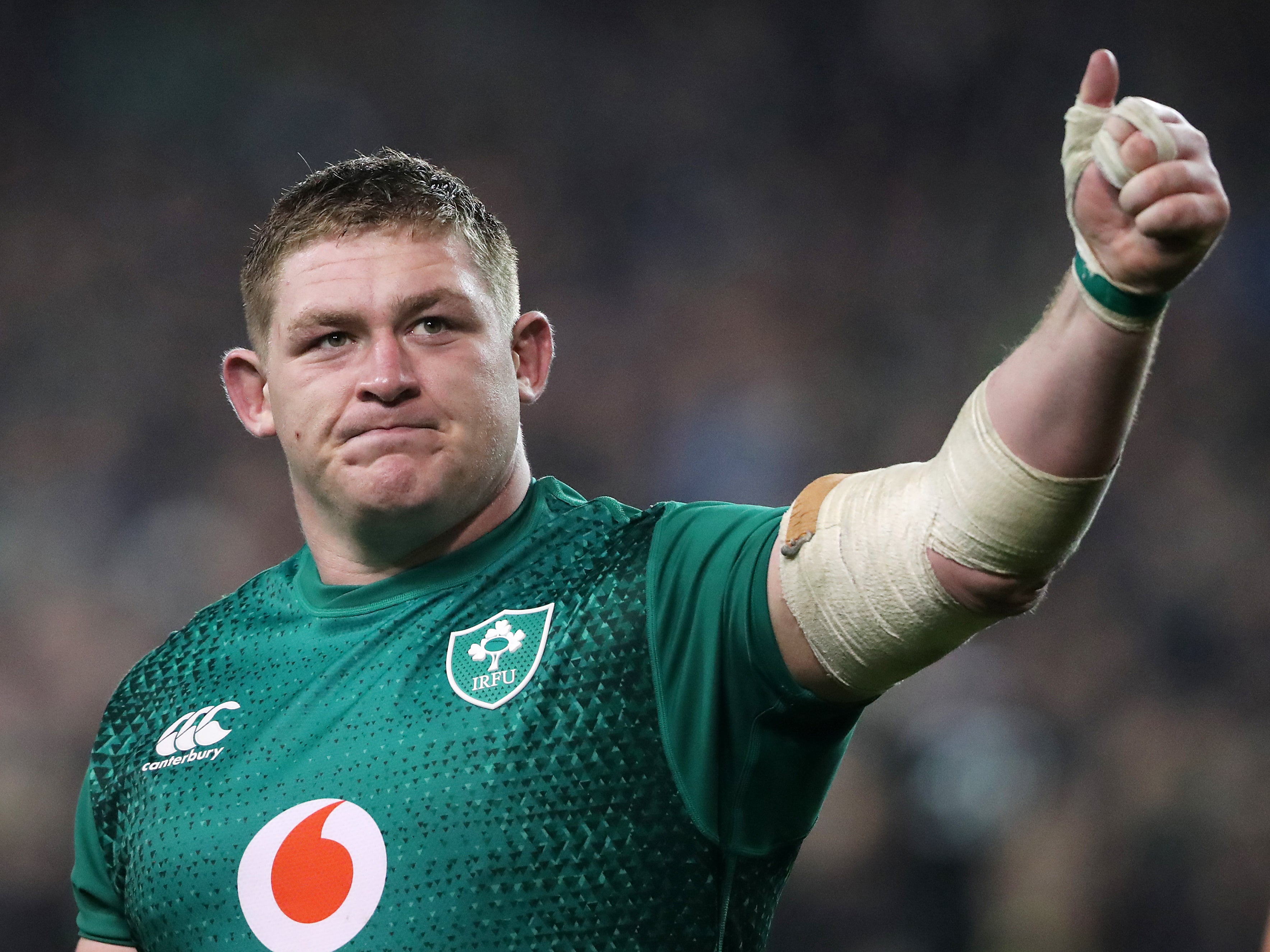 Tadhg Furlong is among the first names on Ireland’s team-sheet (Niall Carson/PA)