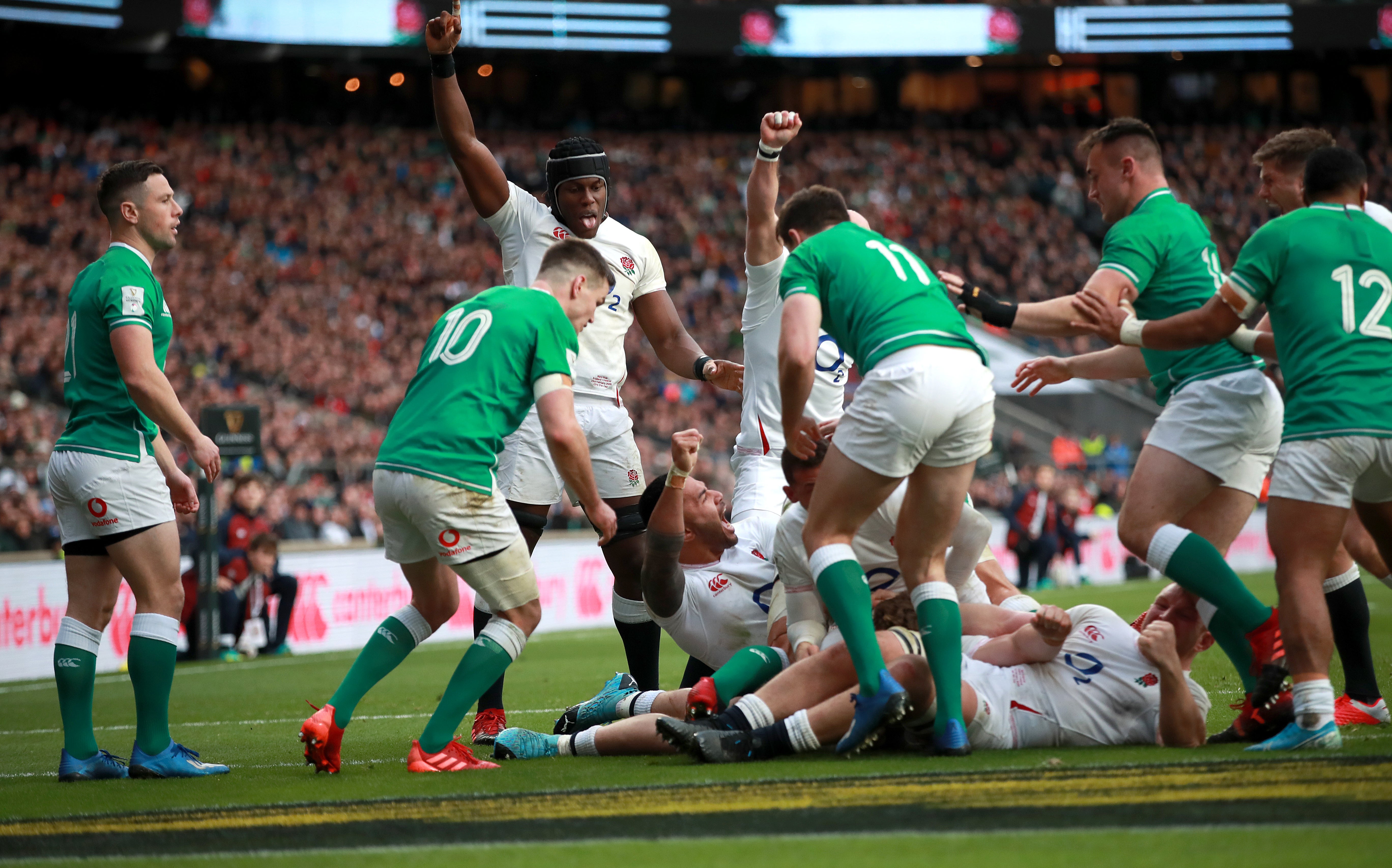 Ireland have suffered seven defeats from their last eight visits to Twickenham, including two losses under Andy Farrell in 2020 (Adam Davy/PA)