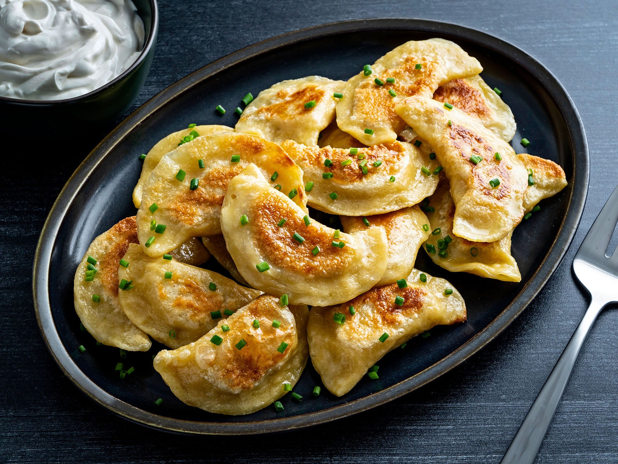 Dumplings stuffed with potato and cheese are beloved throughout central and eastern Europe