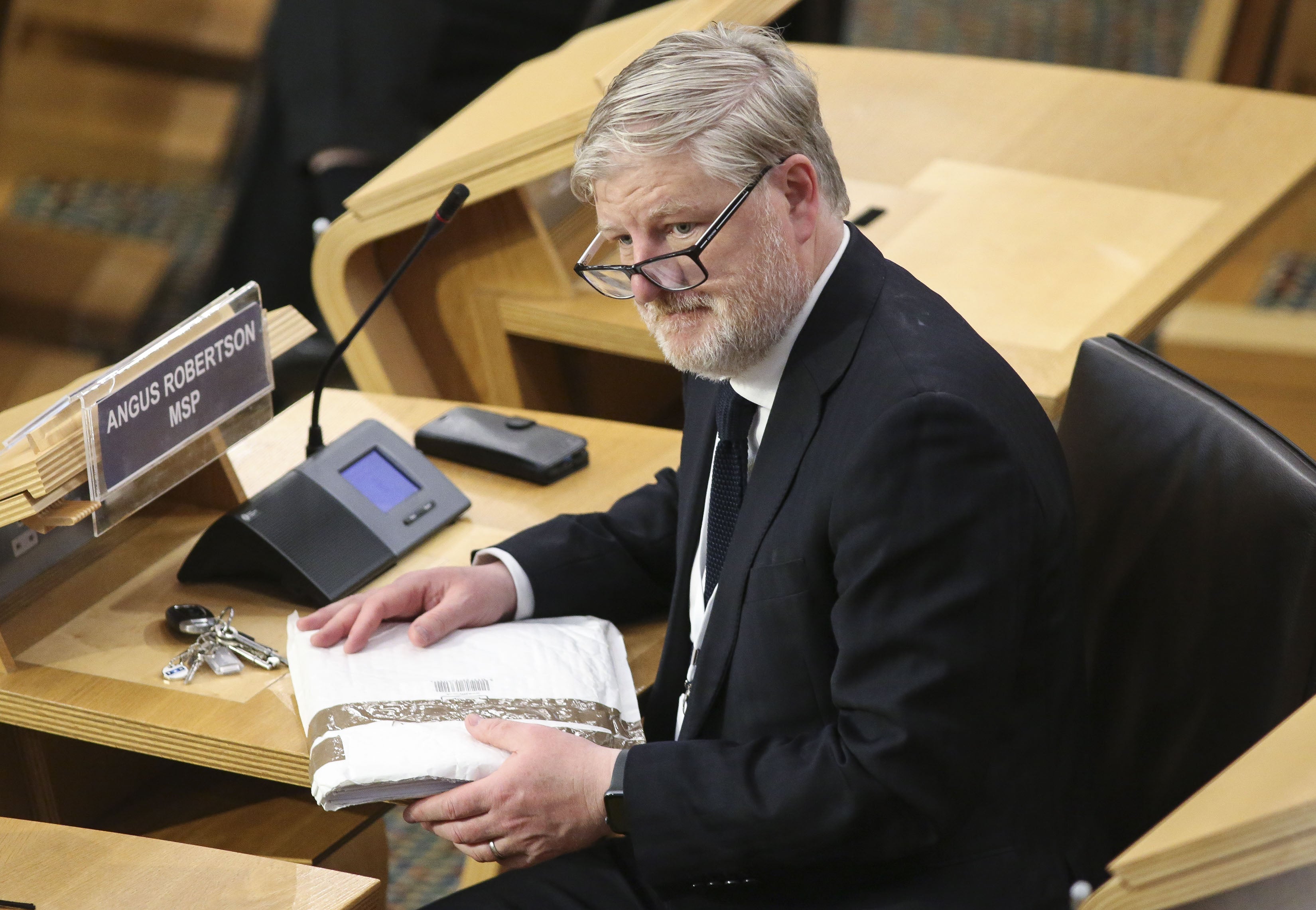 Angus Robertson said a long standing convention prevented him from speaking about legal advice (Fraser Bremner/Scottish Daily Mail/PA)