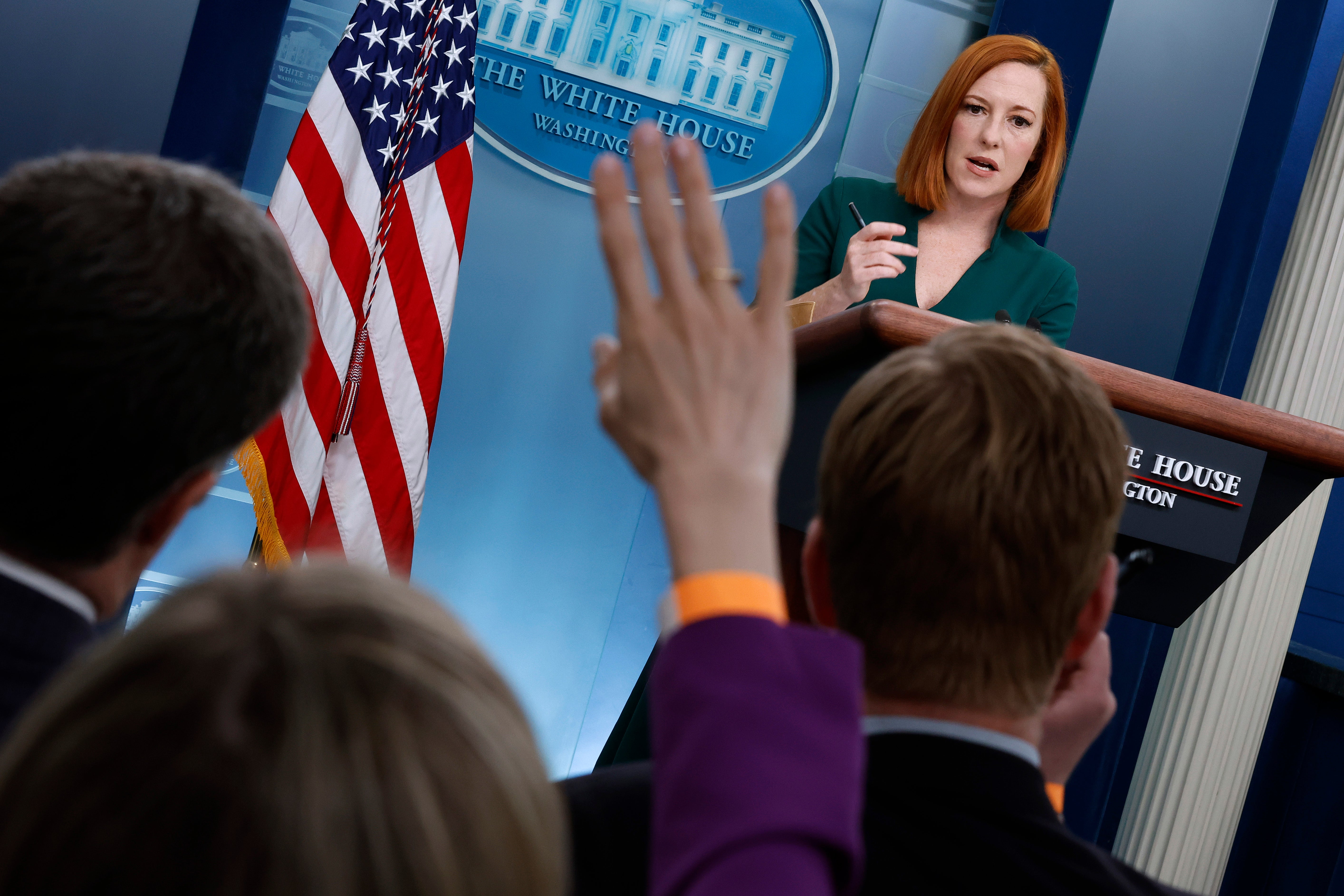 White House Press Secretary Jen Psaki says most Ukrainians want to stay in Europe