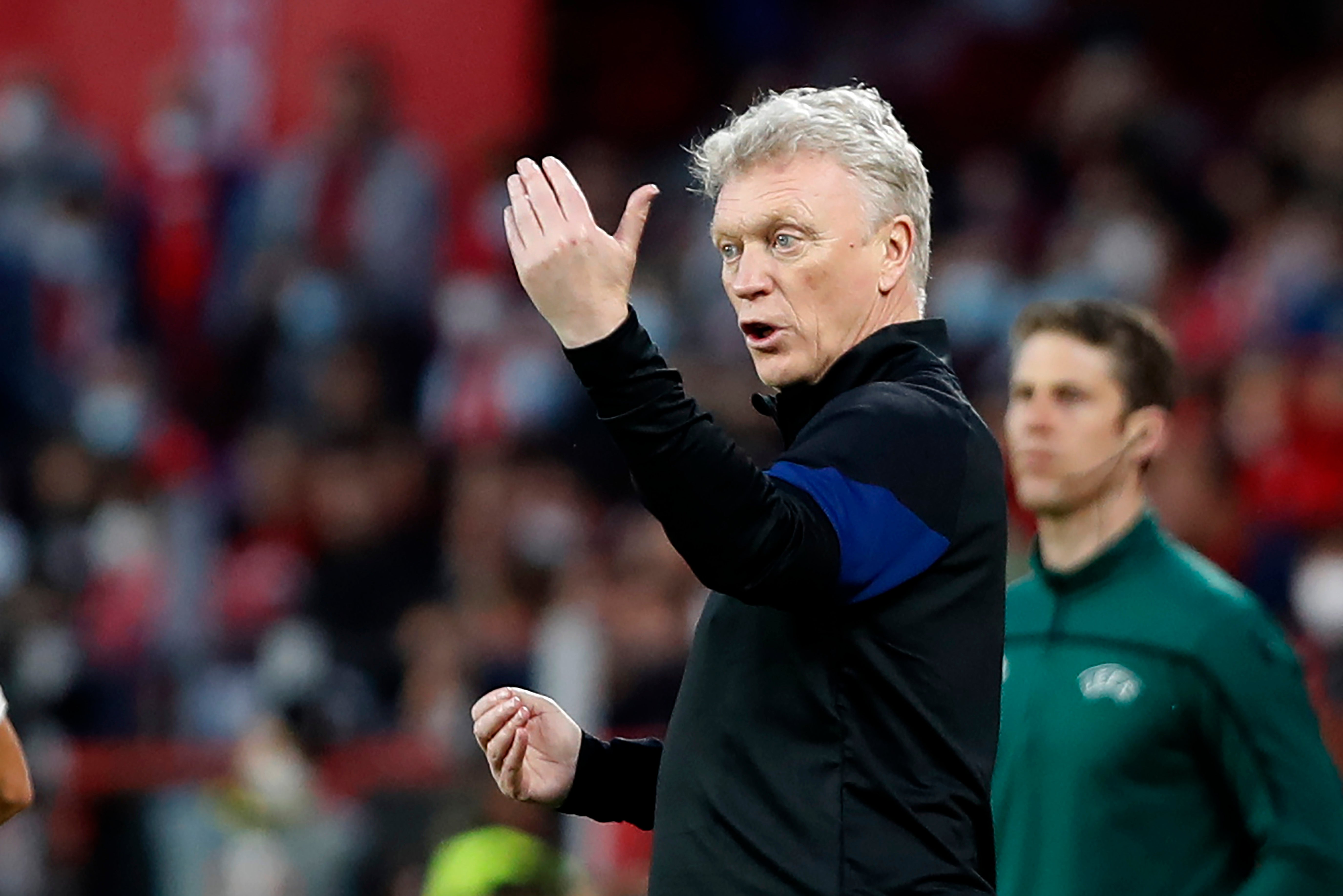 David Moyes saw his West Ham side suffer a narrow defeat at Sevilla (Angel Fernandez/AP).