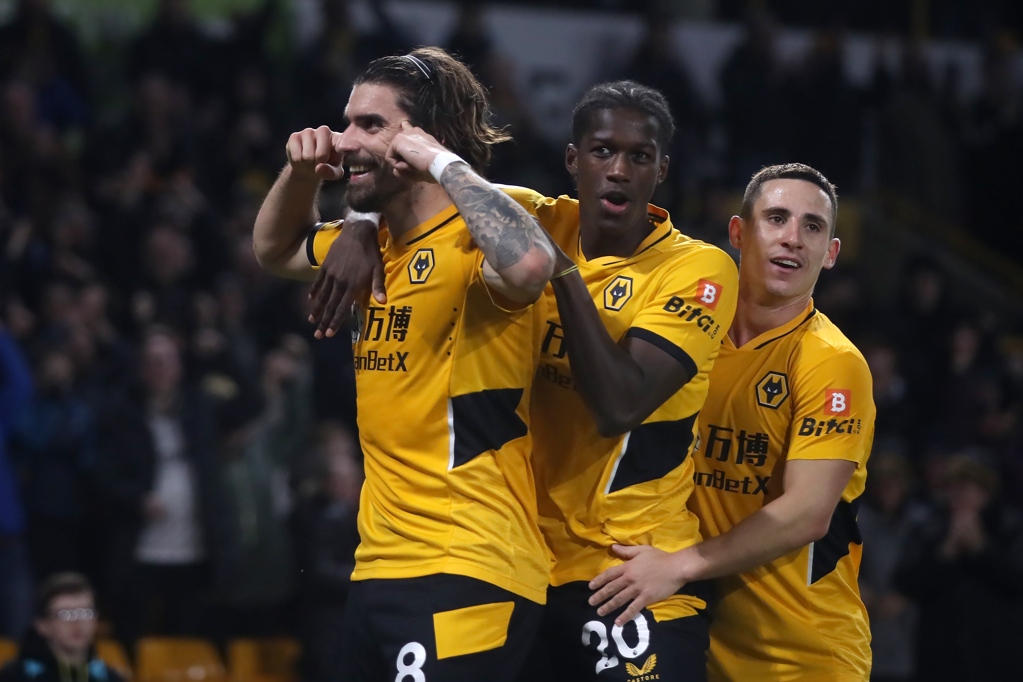 Ruben Neves scored a fine fourth goal for Wolves (Simon Marper/PA)