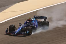 F1 2022 testing LIVE: Latest times, Mercedes’ mirrors controversy and Nicholas Latifi’s car bursts into flames