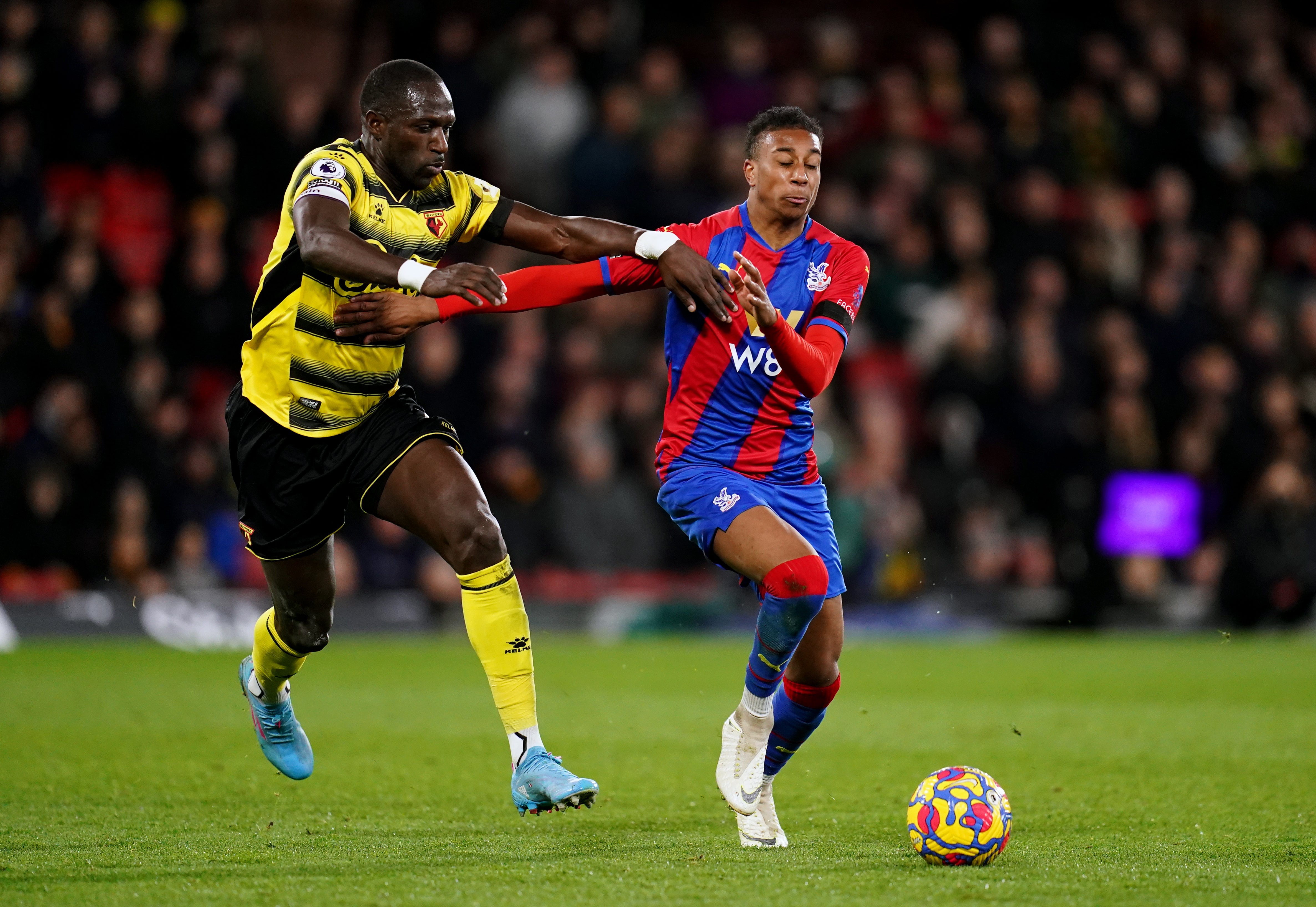 Michael Olise has enjoyed a fine debut campaign at Crystal Palace (John Walton/PA)