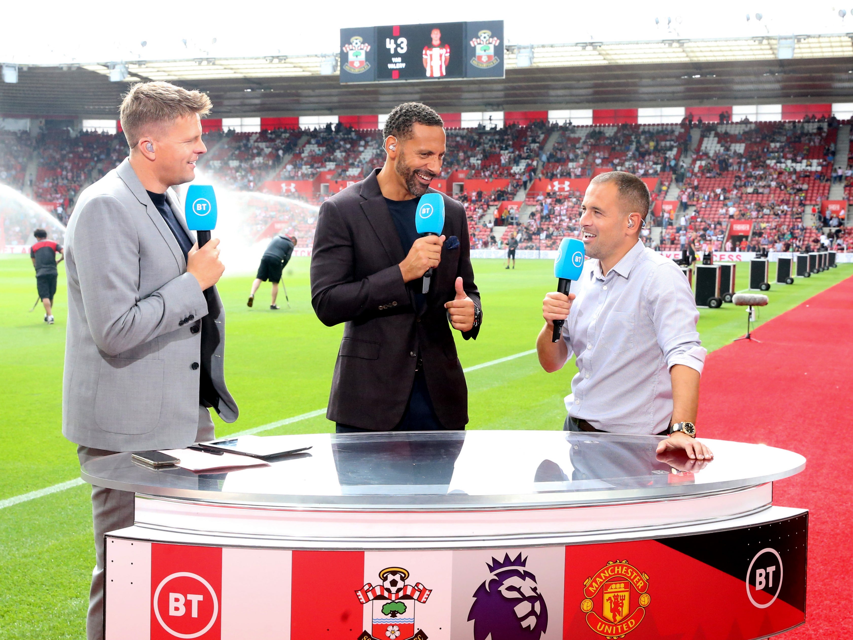 Ferdinand now covers football as a pundit