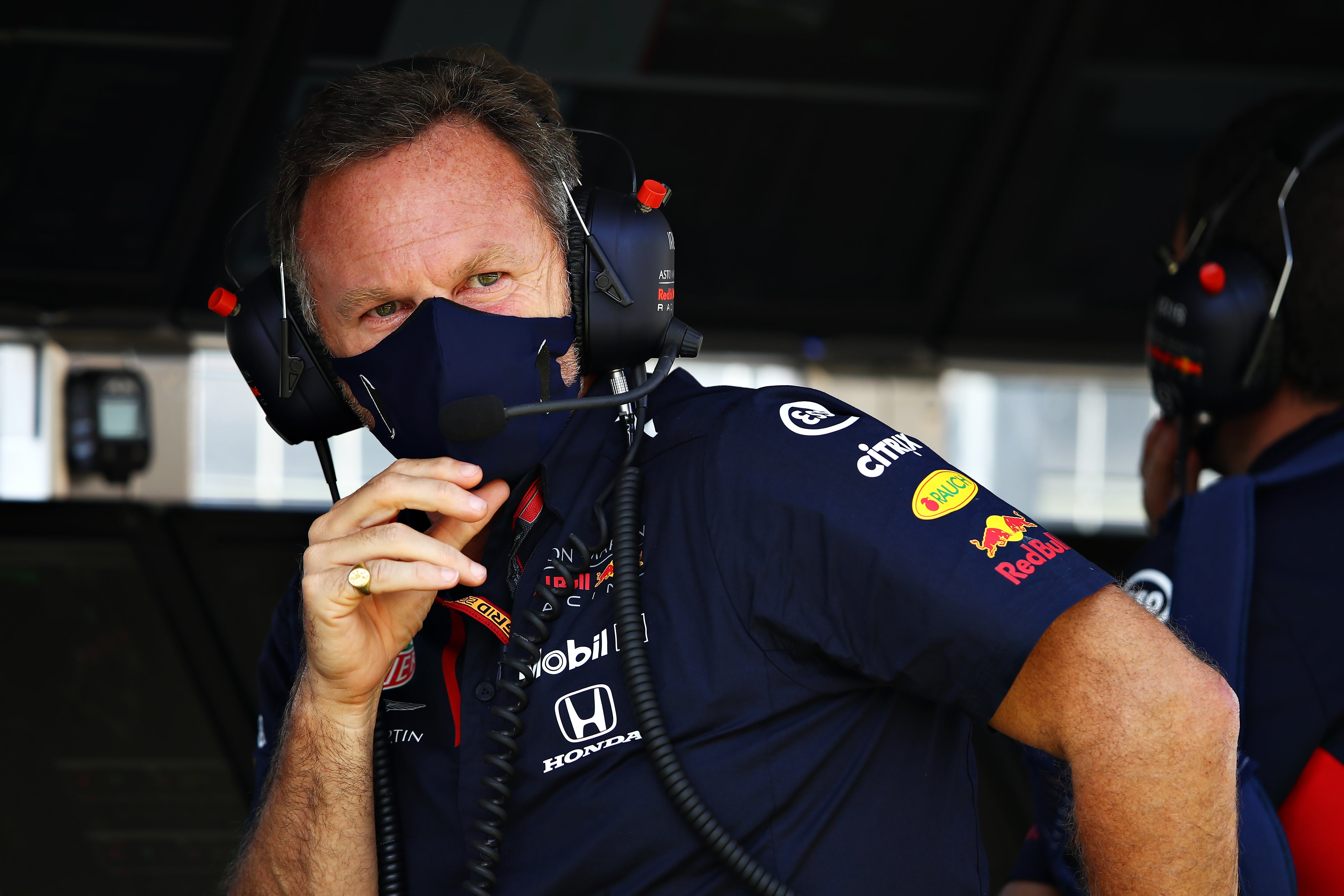 Christian Horner says Lewis Hamilton’s Mercedes is legal (FIA Pool)