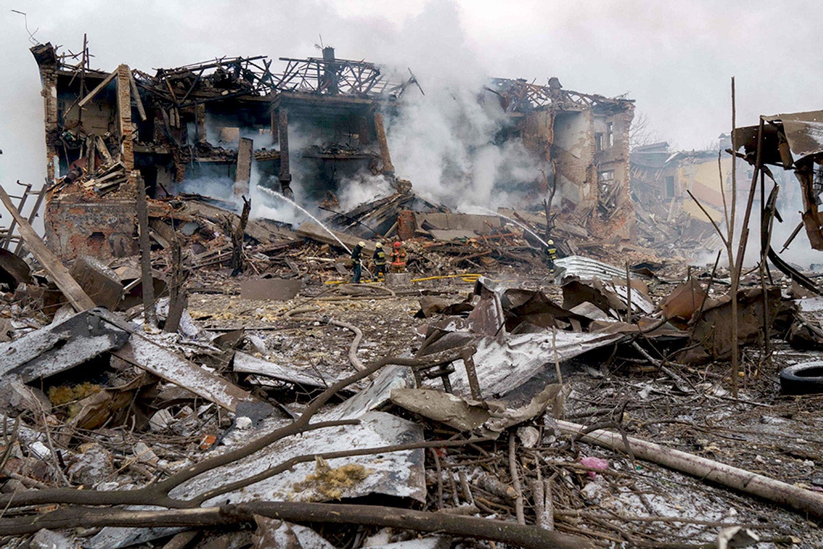 Images of devastation emerge from Ukraine every day