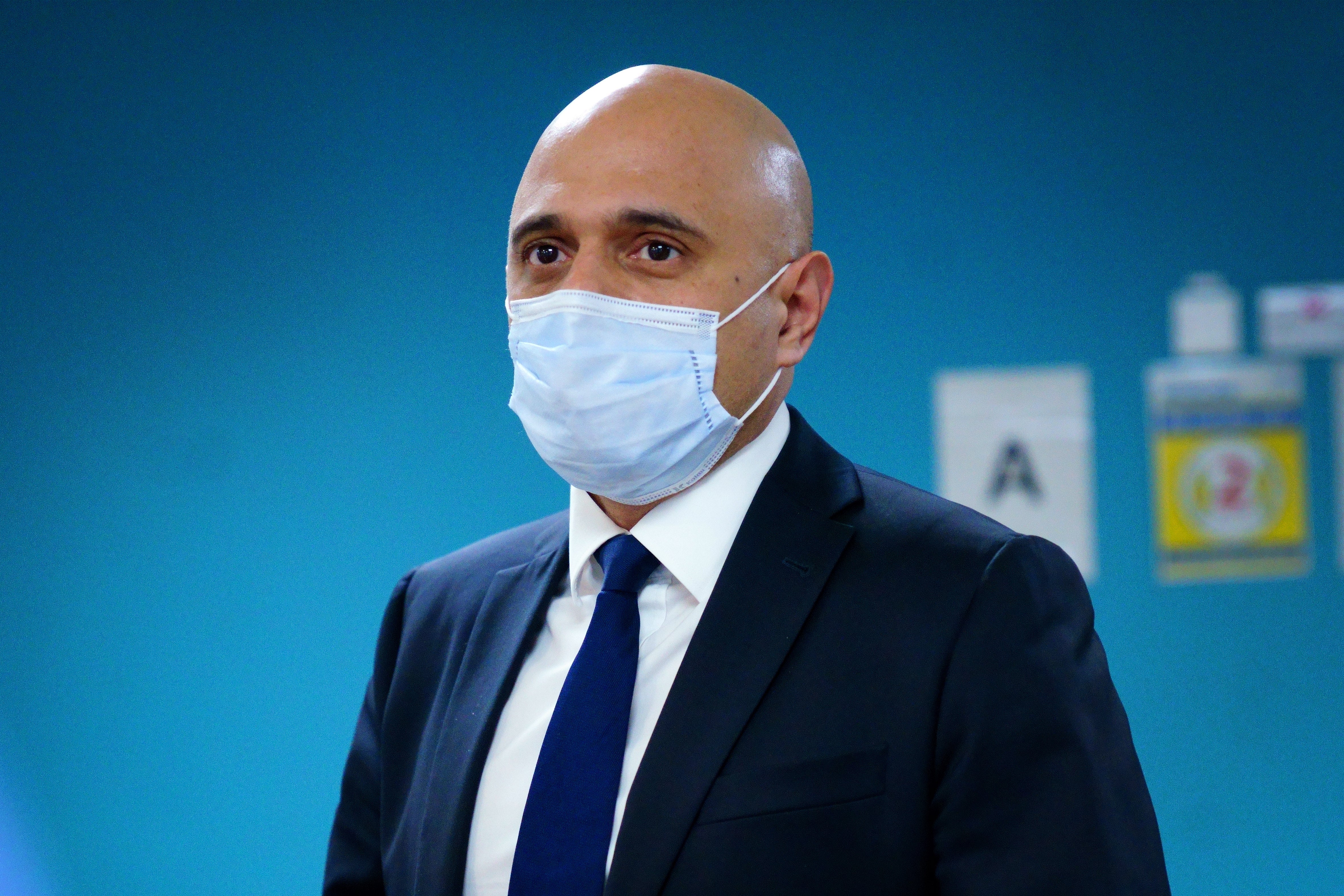 Health secretary, Sajid Javid, said cases are “expected” to rise and new variants and not concerning at this time. (Victoria Jones/PA)