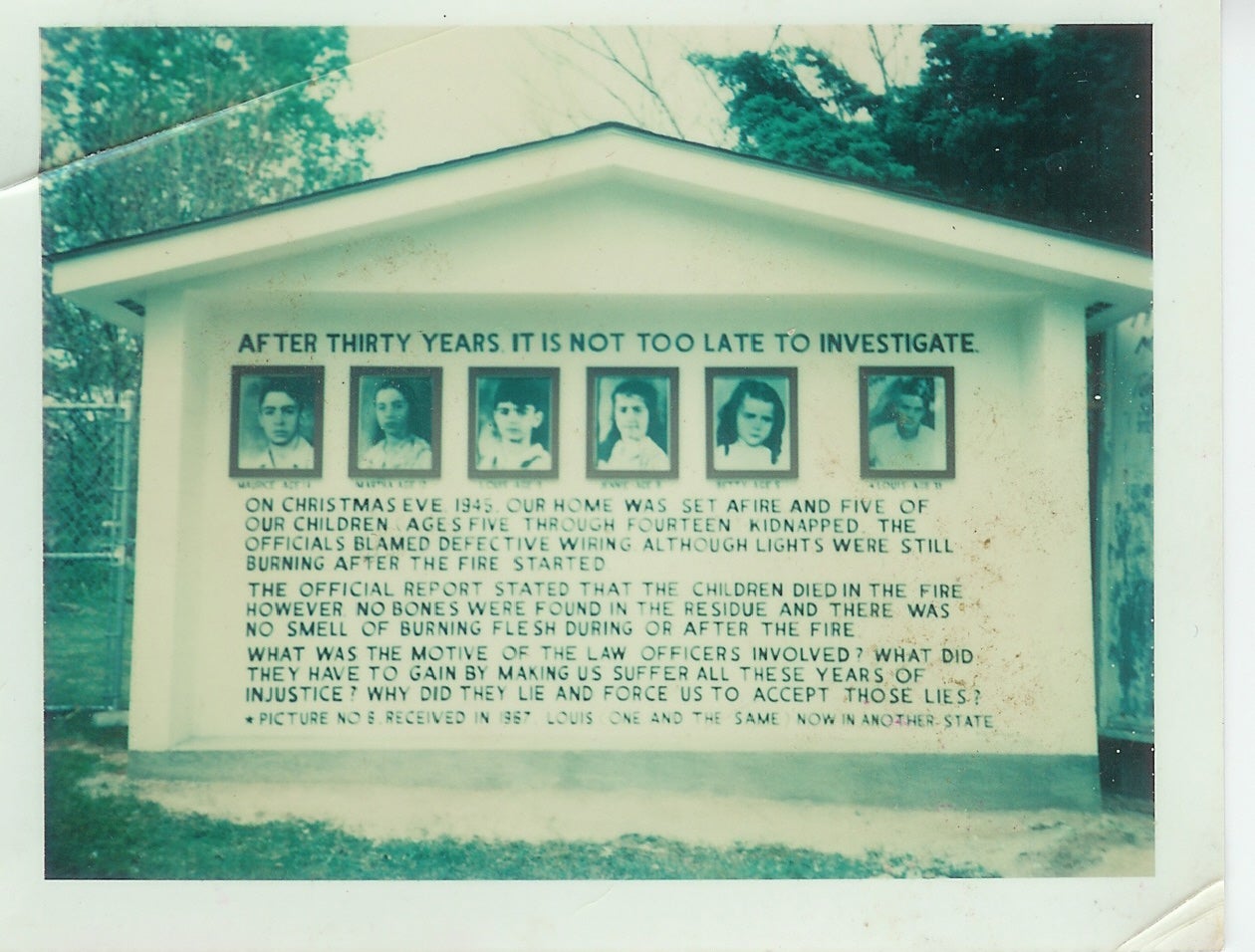 When a fire broke out in the Sodder family’s West Virginia household on Christmas Eve 1945, the parents-of-ten and several siblings got out. Five other children were never found - and neither were any human remains