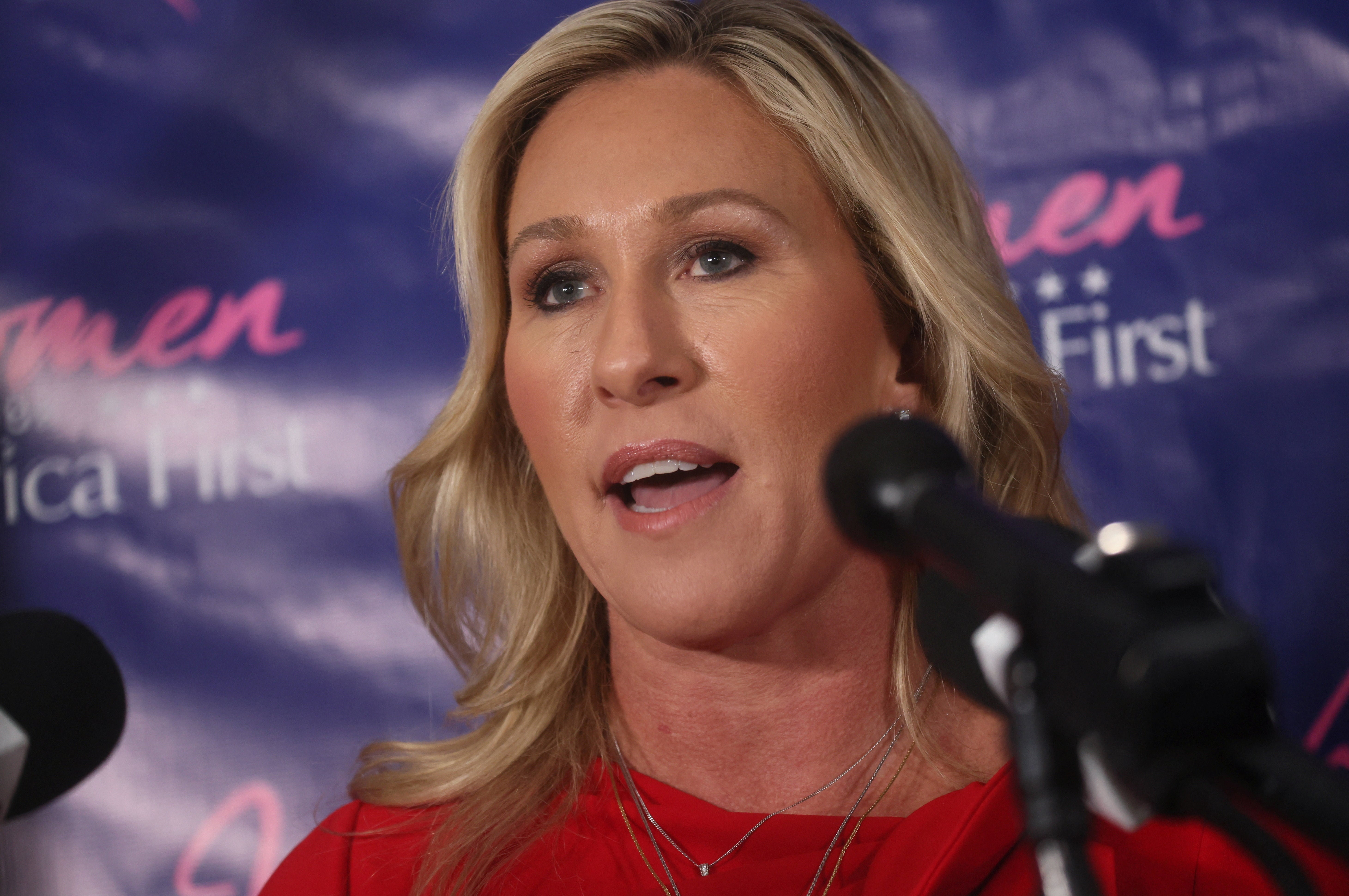 Marjorie Taylor Greene says she’s under threat from transgender ‘biological men aggressively replacing women’