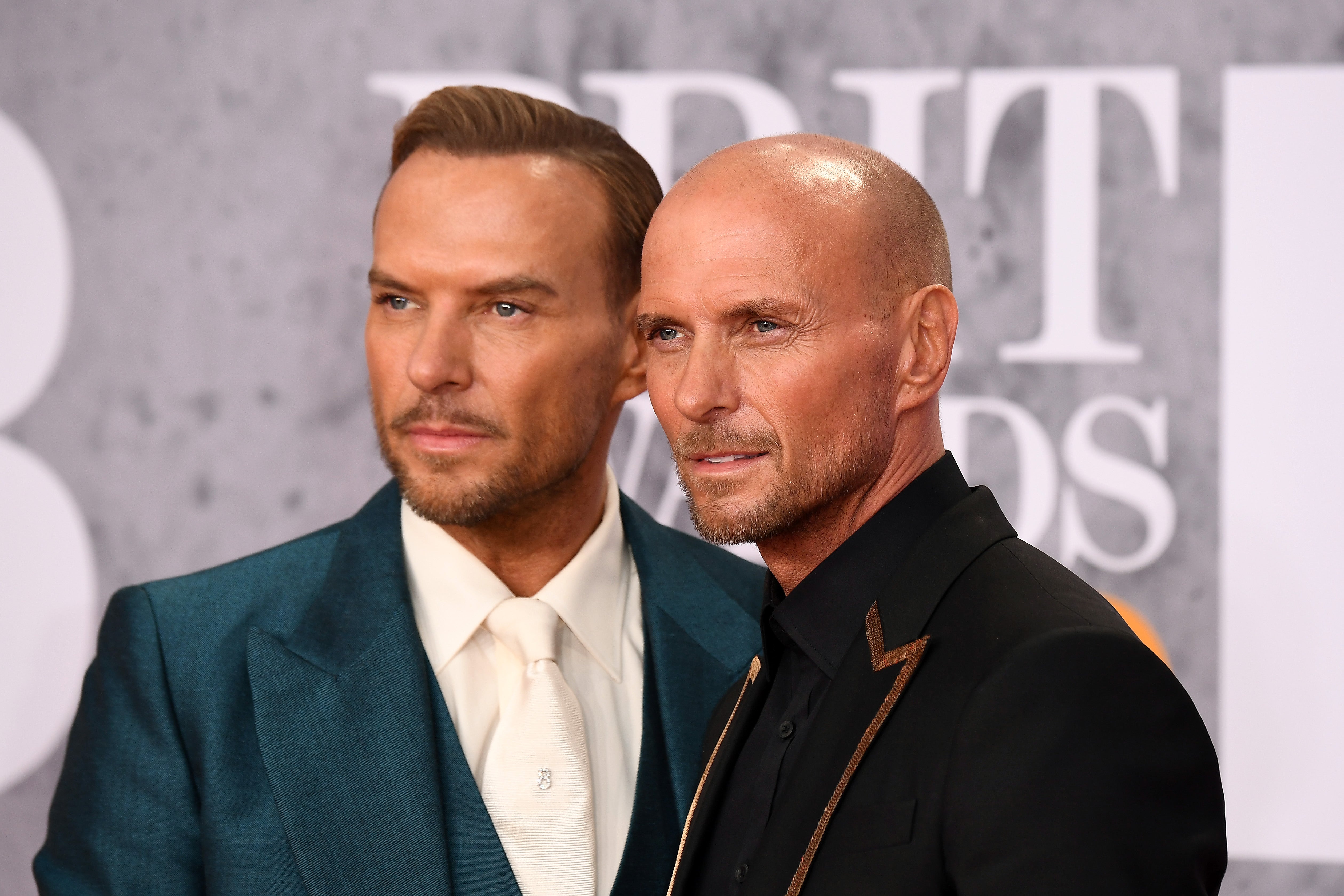 Matt and Luke at the Brit Awards in 2019