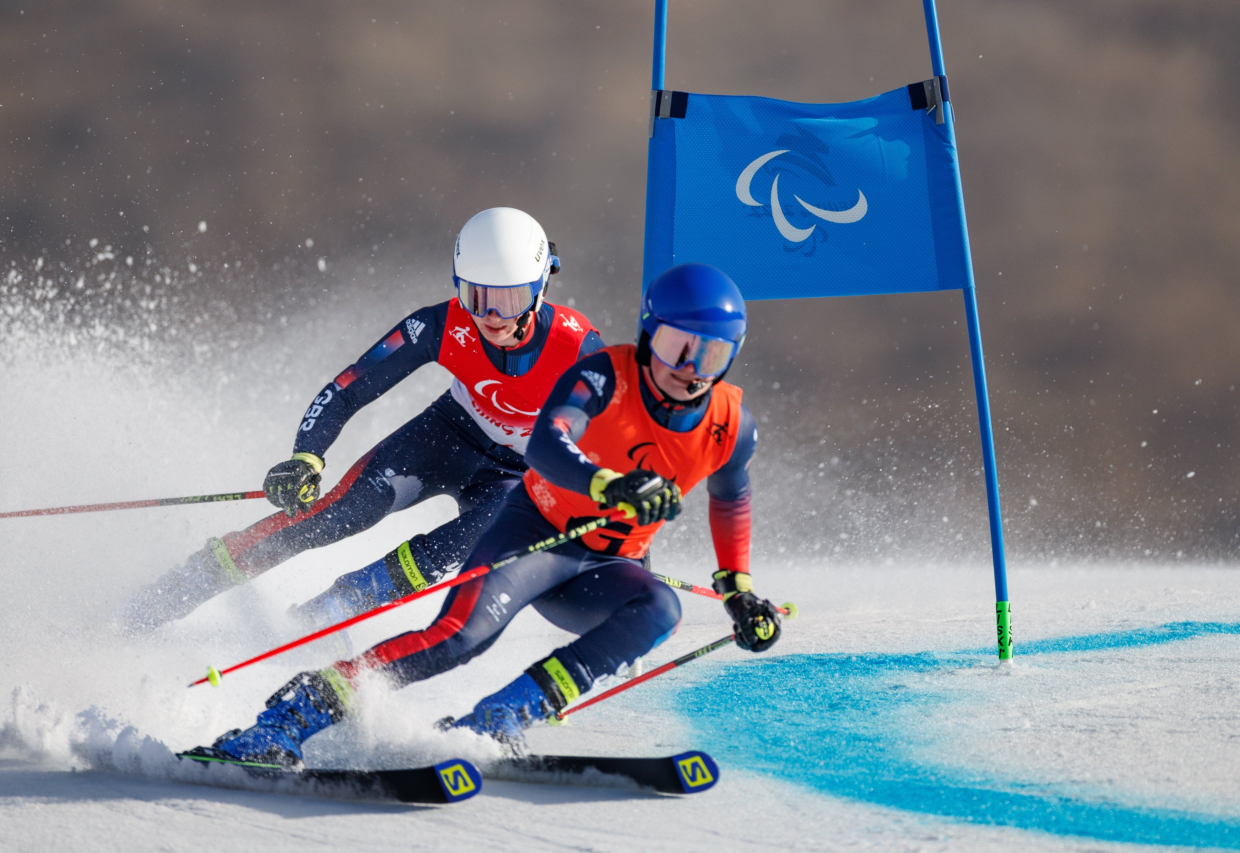 Neil Simpson and guide Andrew Simpson won ParalympicsGB’s only gold in Beijing (Simon Bruty for OIS/PA)