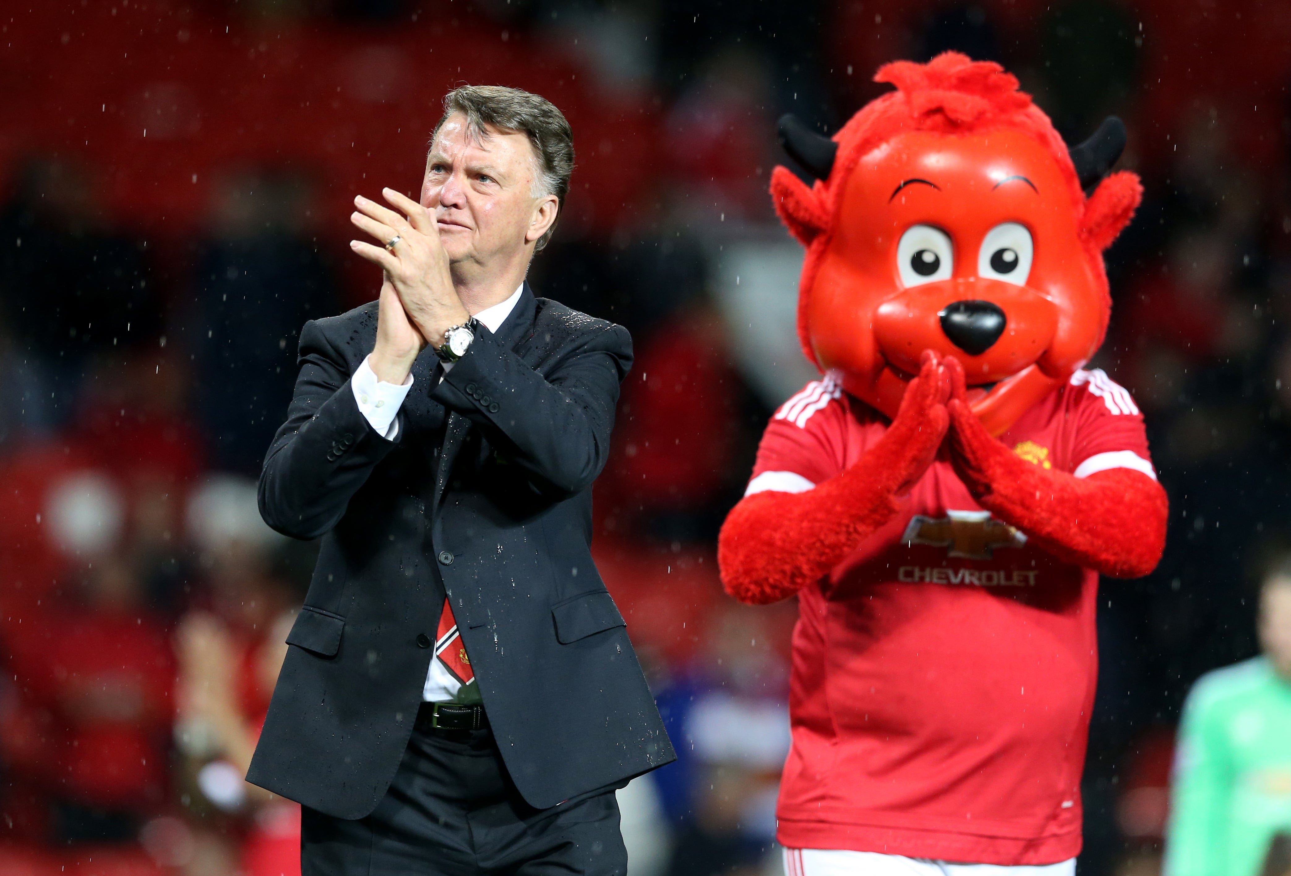 Louis van Gaal started slowly (Martin Rickett/PA)