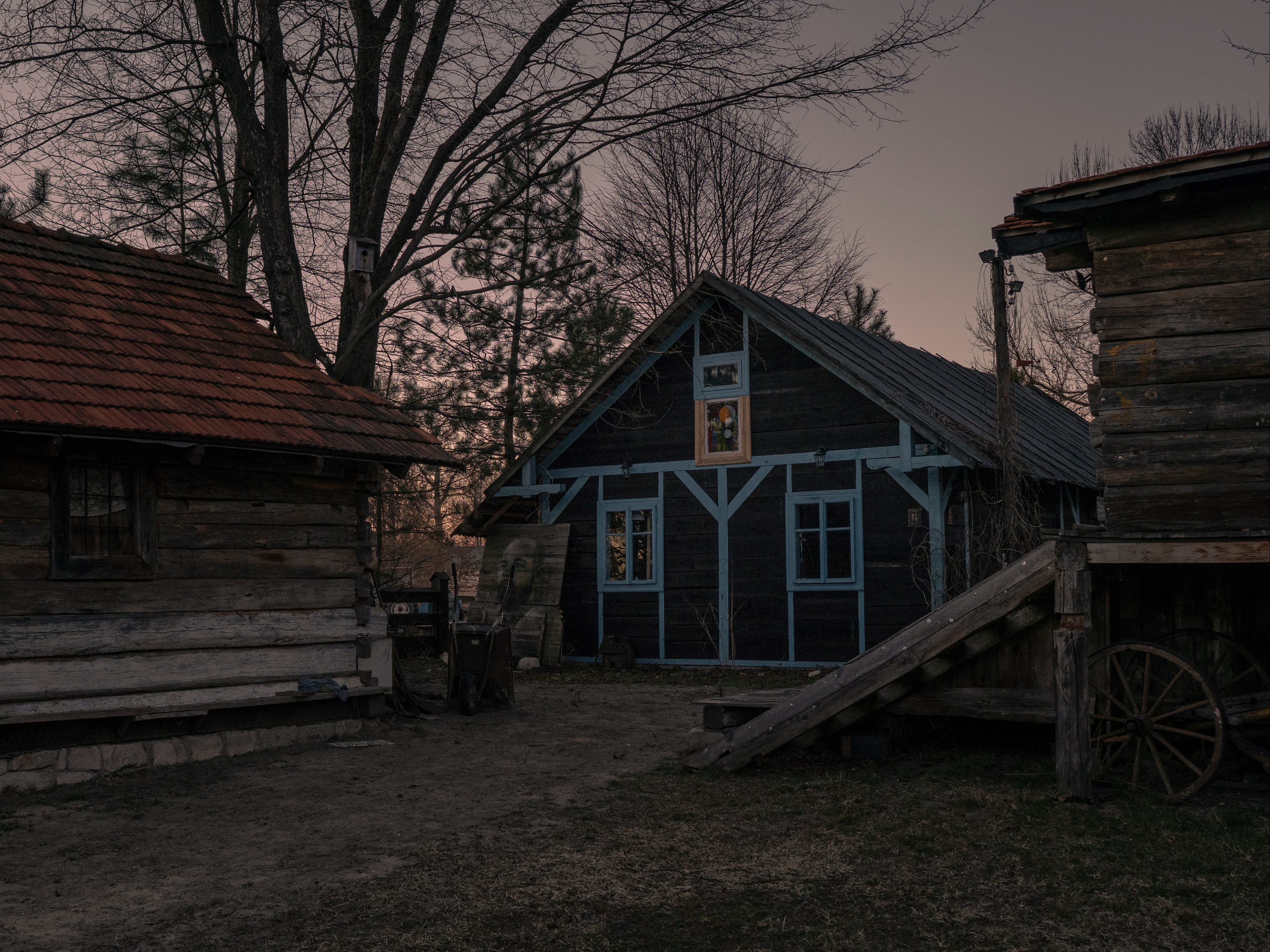 Chutor Gorajec guest house, located in a tiny hamlet near Poland’s border with Ukraine, which has been transformed into a refugee shelter by Marina Sestasvili-Piotrowska and her family