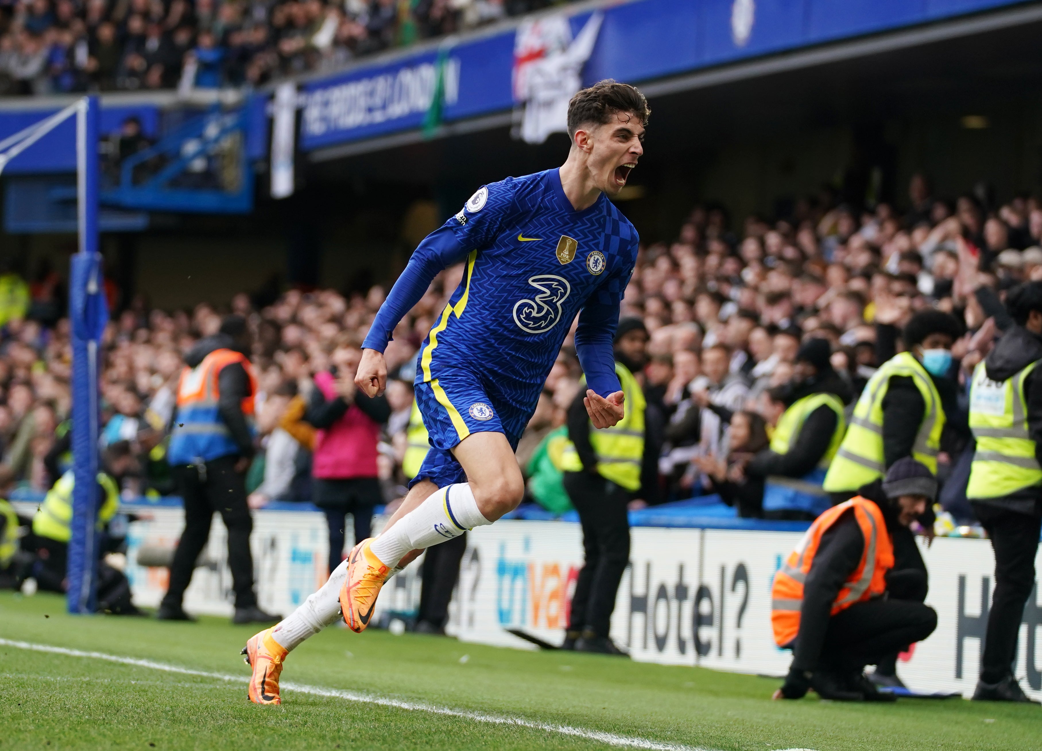 Kai Havertz scored a fine late winner to earn the Blues three points (Adam Davy/PA)