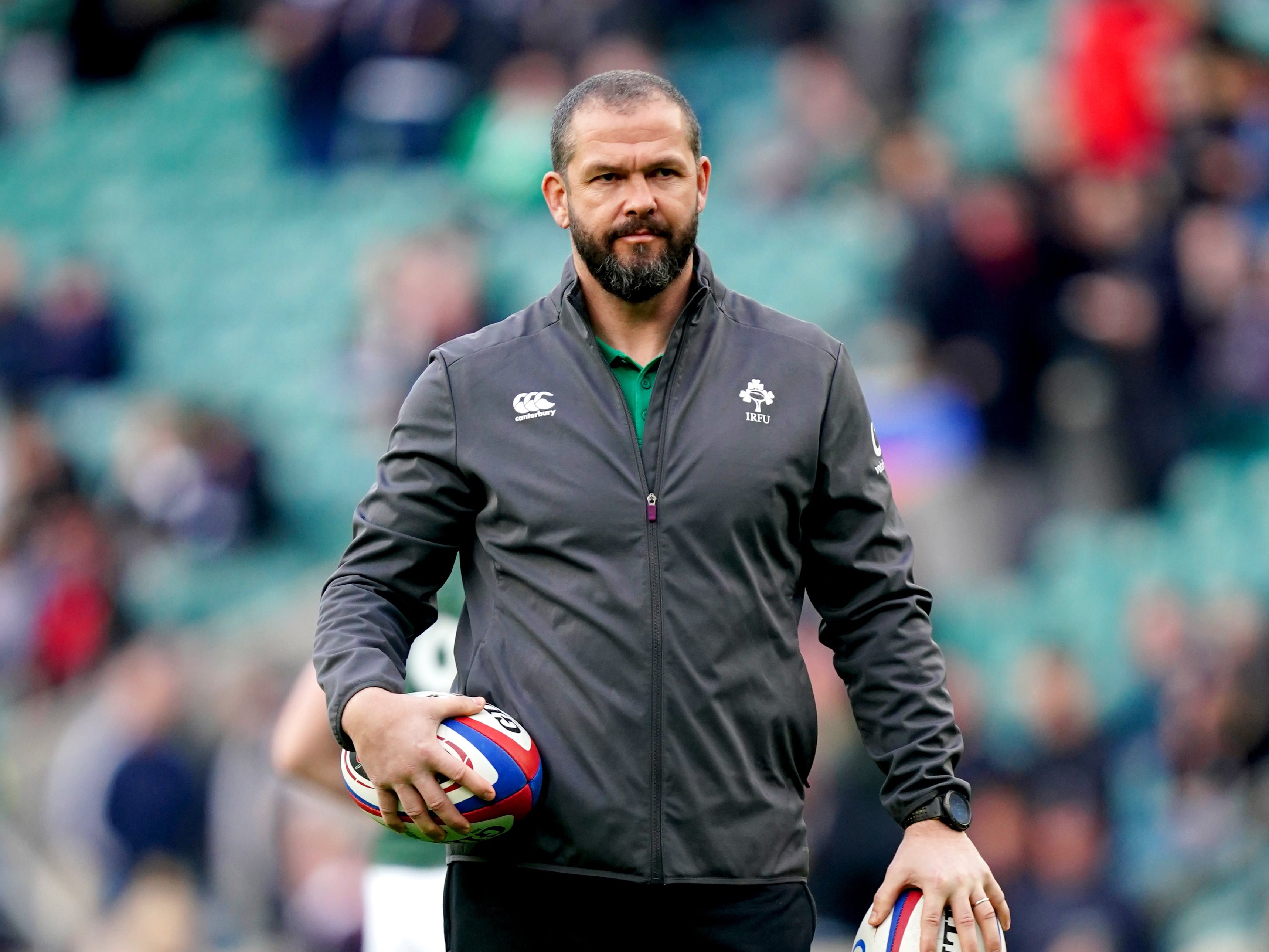 Andy Farrell is aiming to lead Ireland to their first Guinness Six Nations title since 2018 (David Davies/PA)