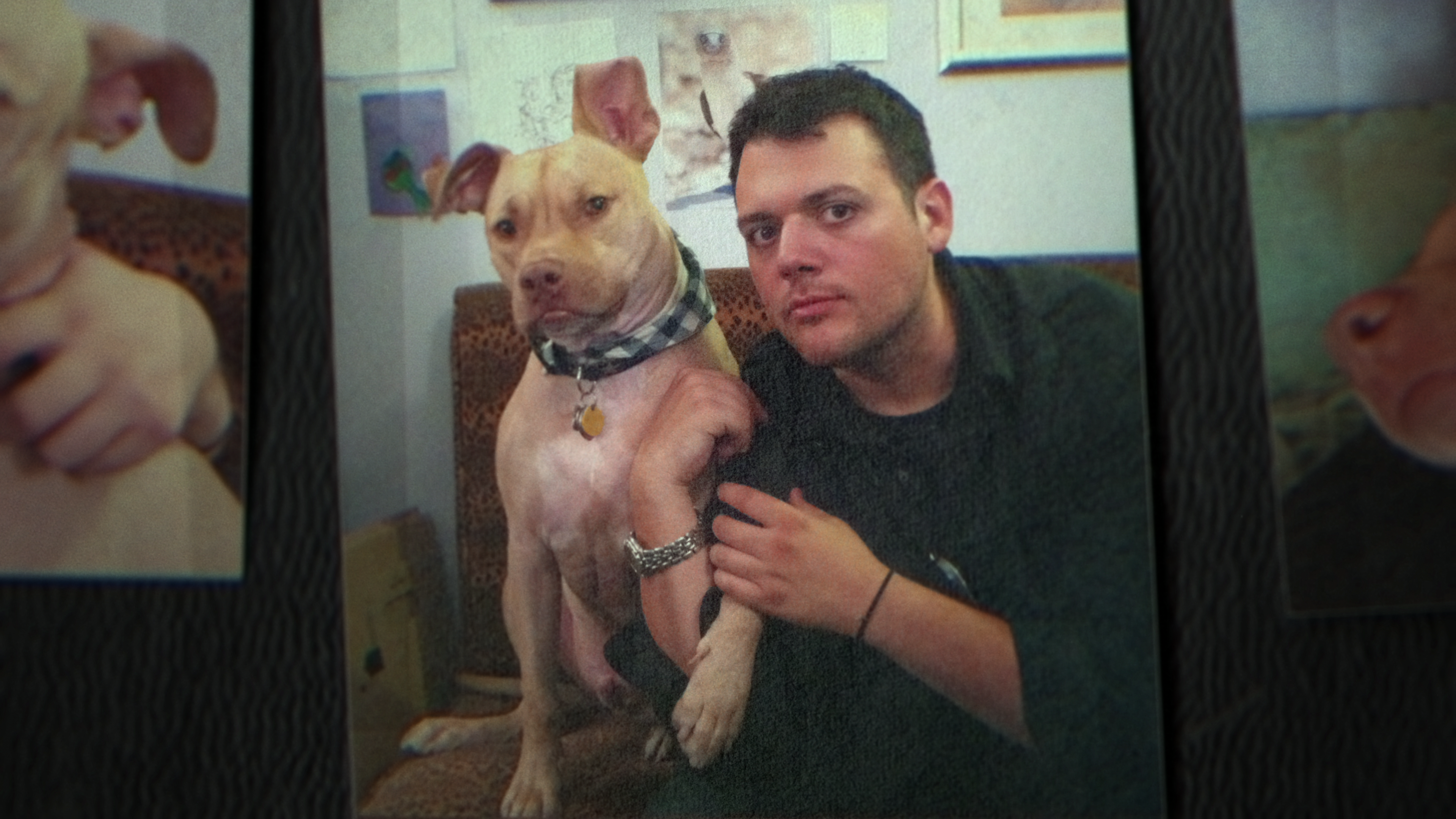 Anthony Strangis with Sarma Melngailis’s dog Leon