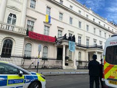 Squatters occupy London mansion owned by Russian oligarch Oleg Deripaska in protest over Ukraine war