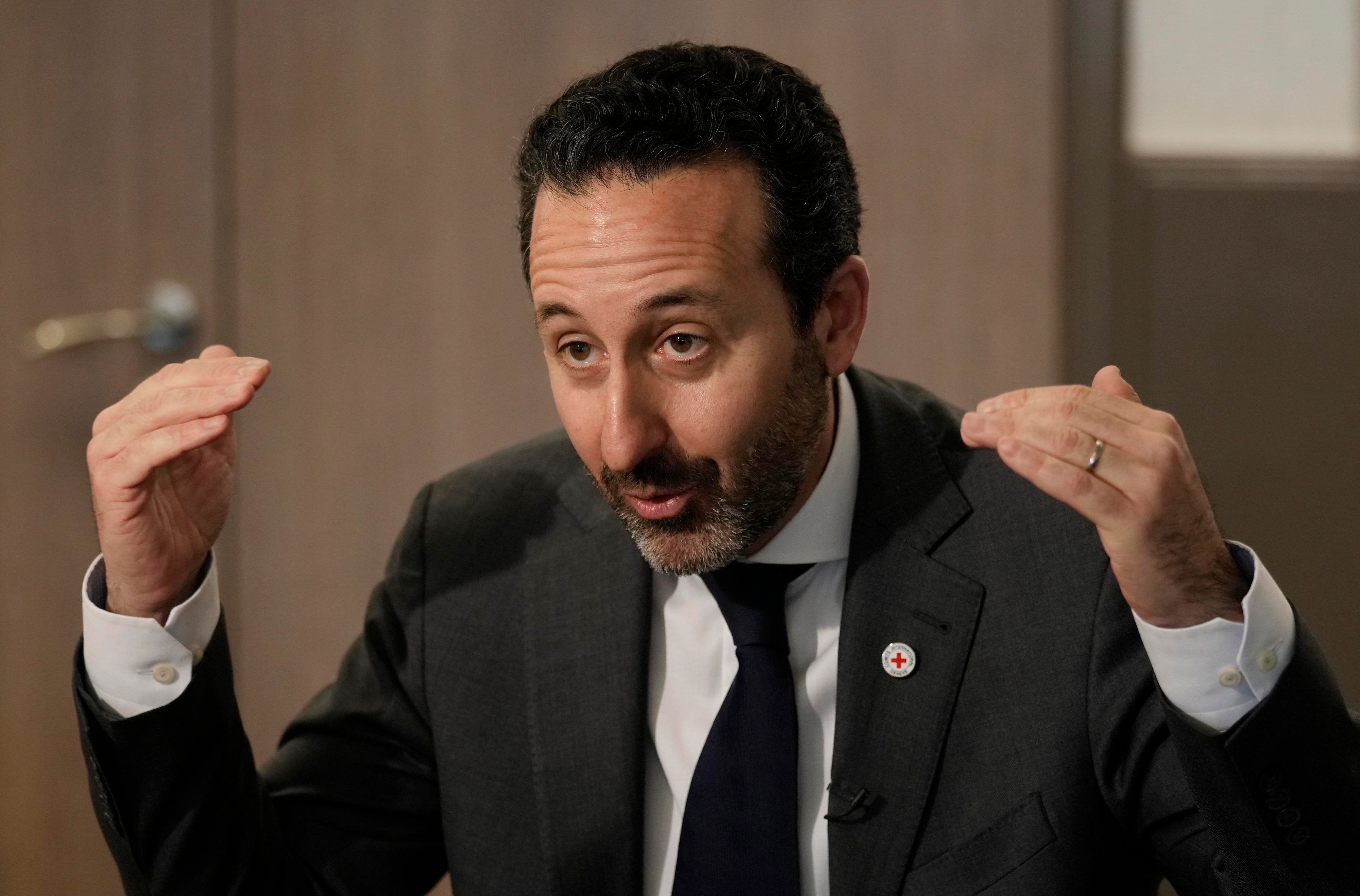 AP Interview Ukraine Red Cross