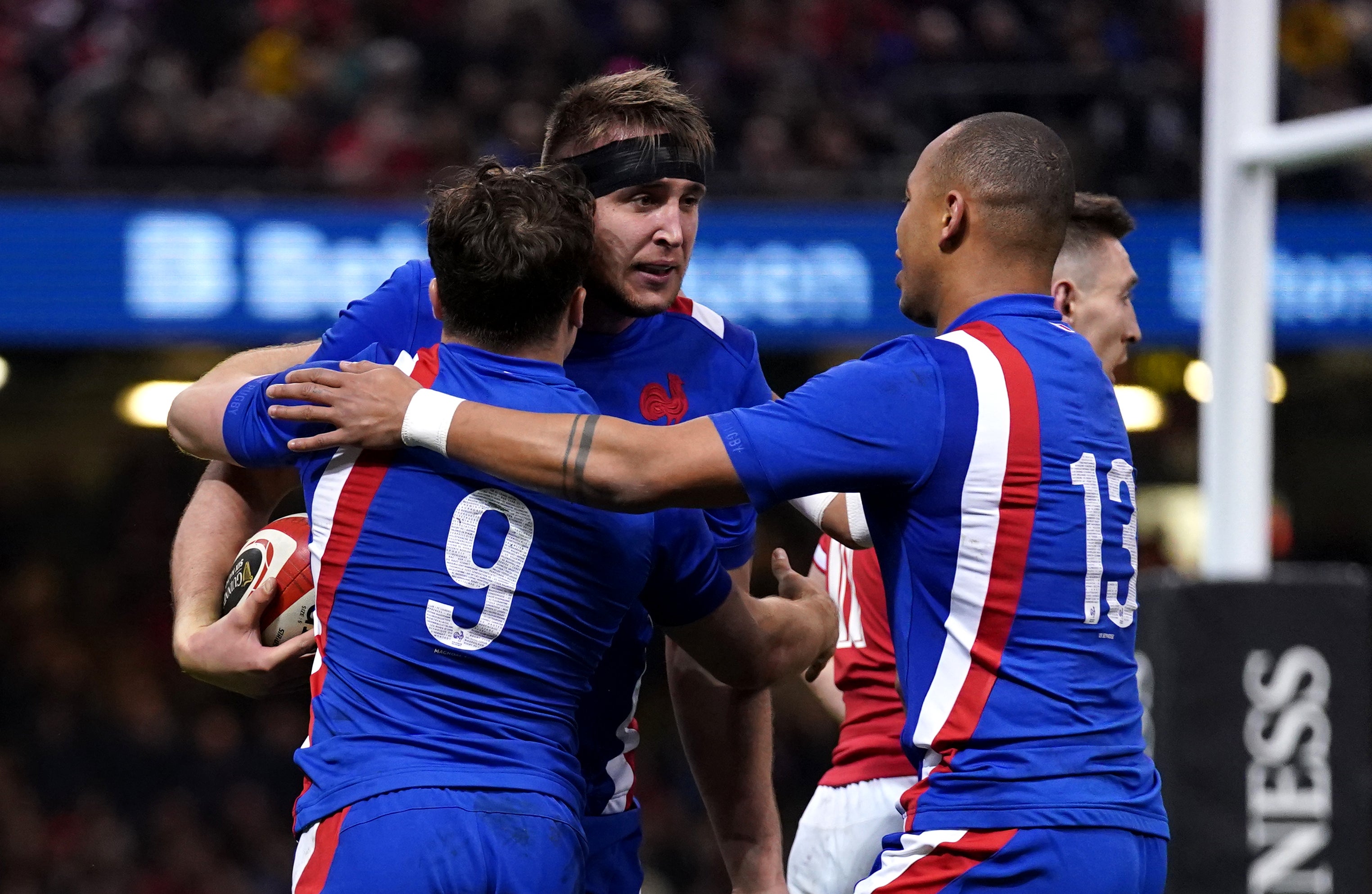 France are one win away from celebrating a Six Nations title success and Grand Slam (Nick Potts/PA)