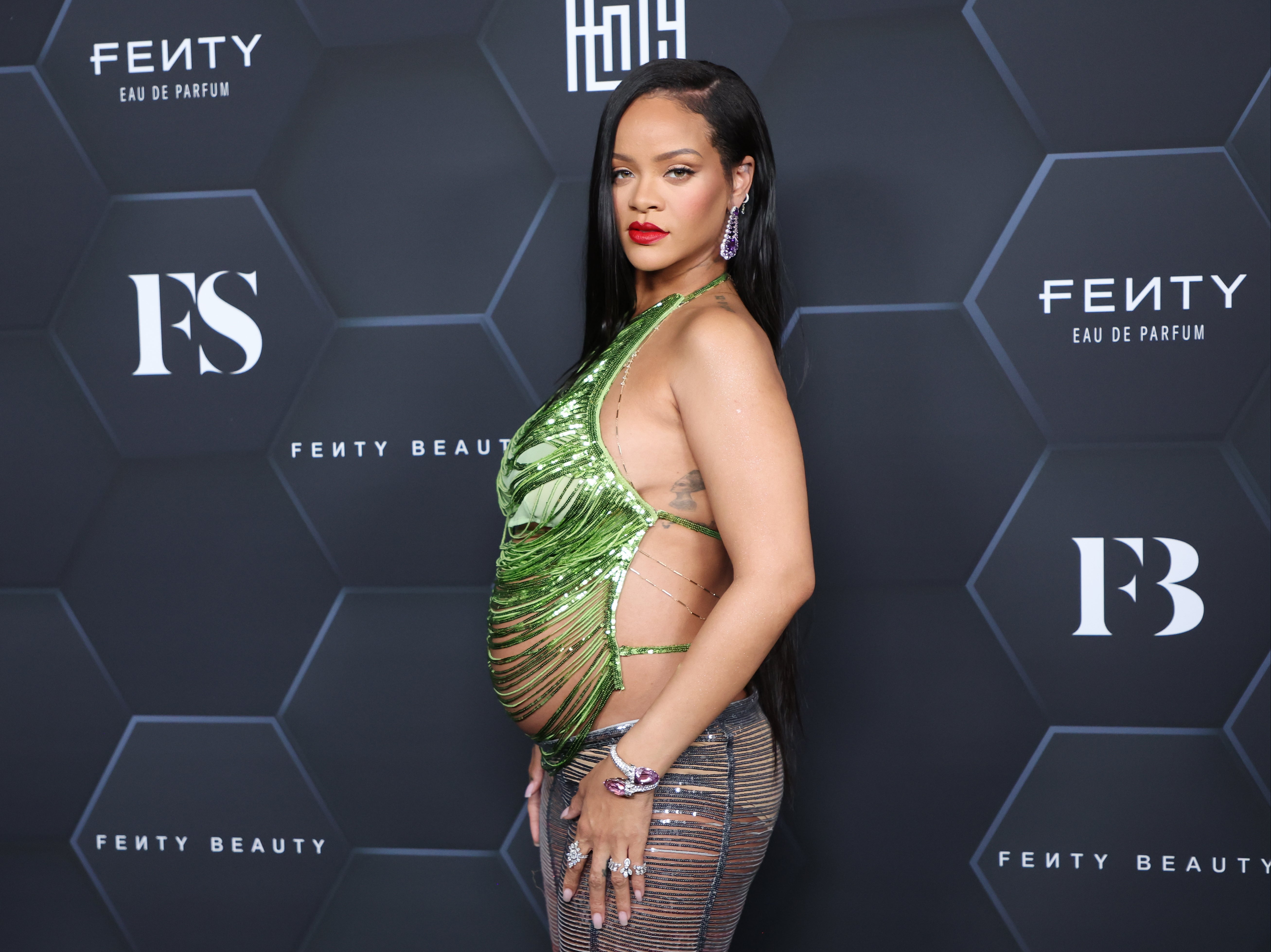 Rihanna opened up about her unique maternity style