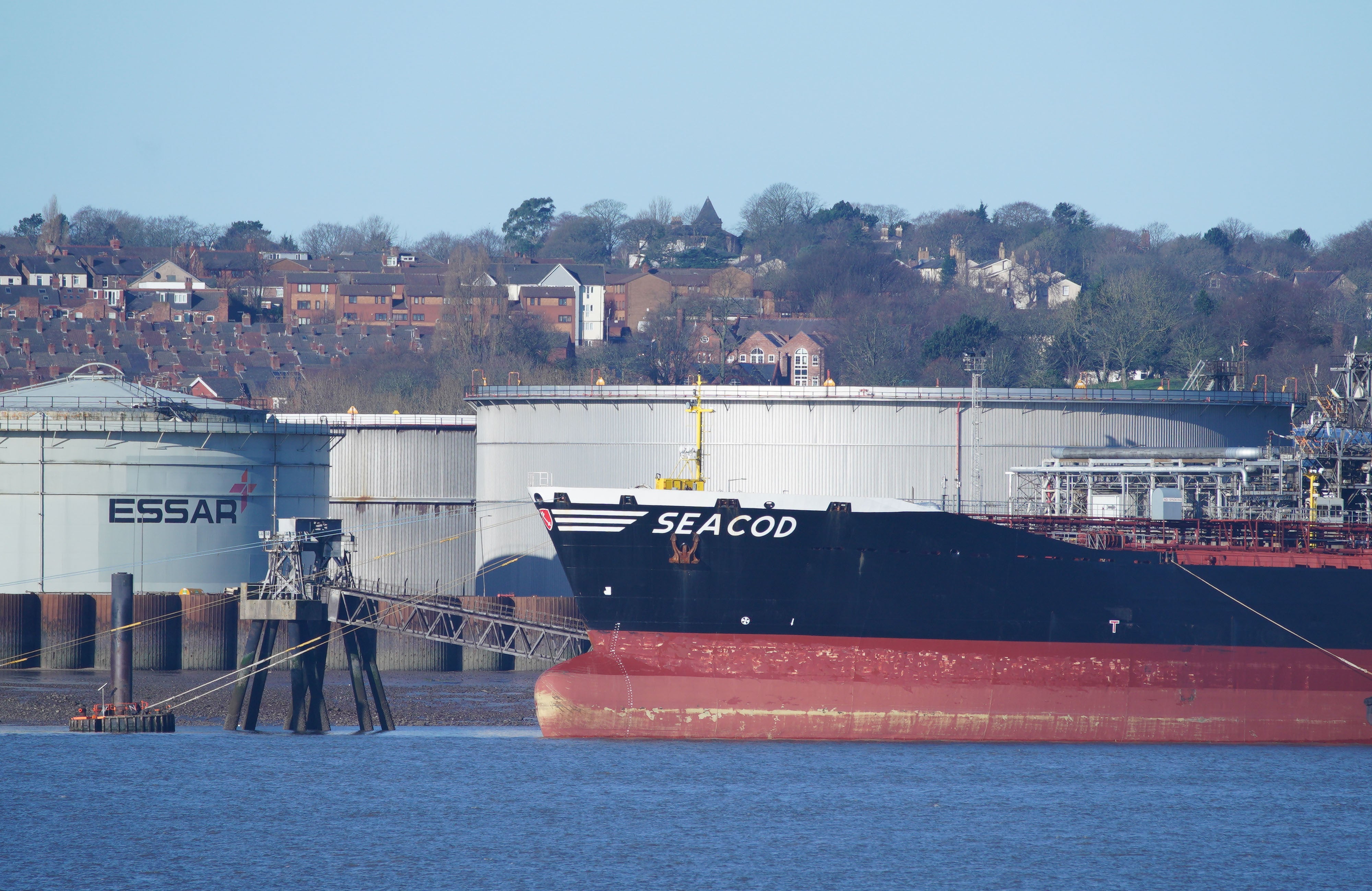 Oil prices dipped towards the 100 dollar per barrel line on Monday. (Peter Byrne/PA)