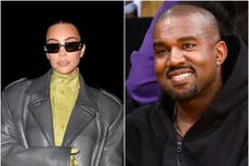 Kim Kardashian tells Kanye West to ‘stop this narrative’ that he can’t see their kids