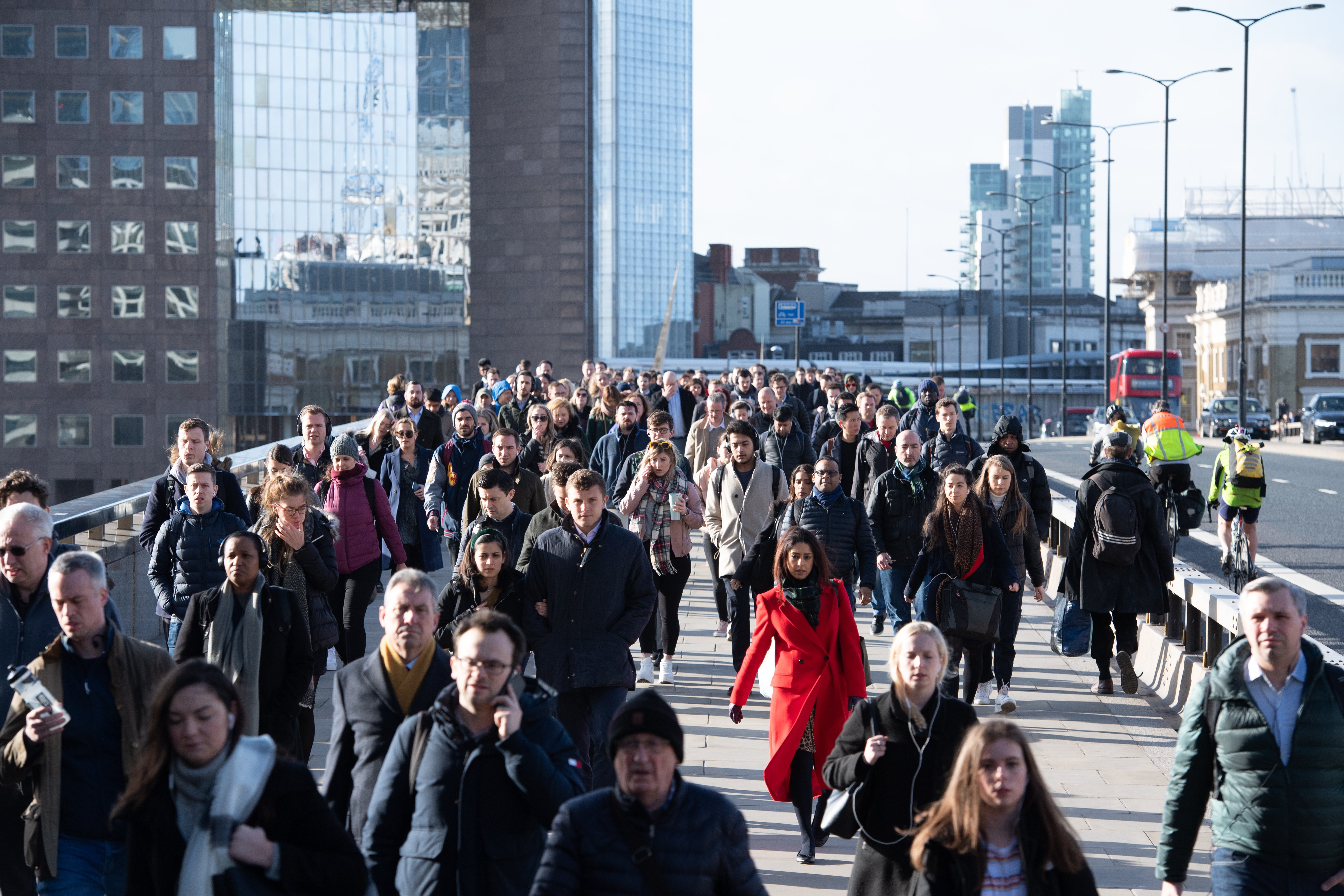 The number of jobless people in the UK has dropped below levels seen before the pandemic struck for the first time, but earnings continued to fall behind rocketing inflation, according to official figures (Dominic Lipinski/PA)