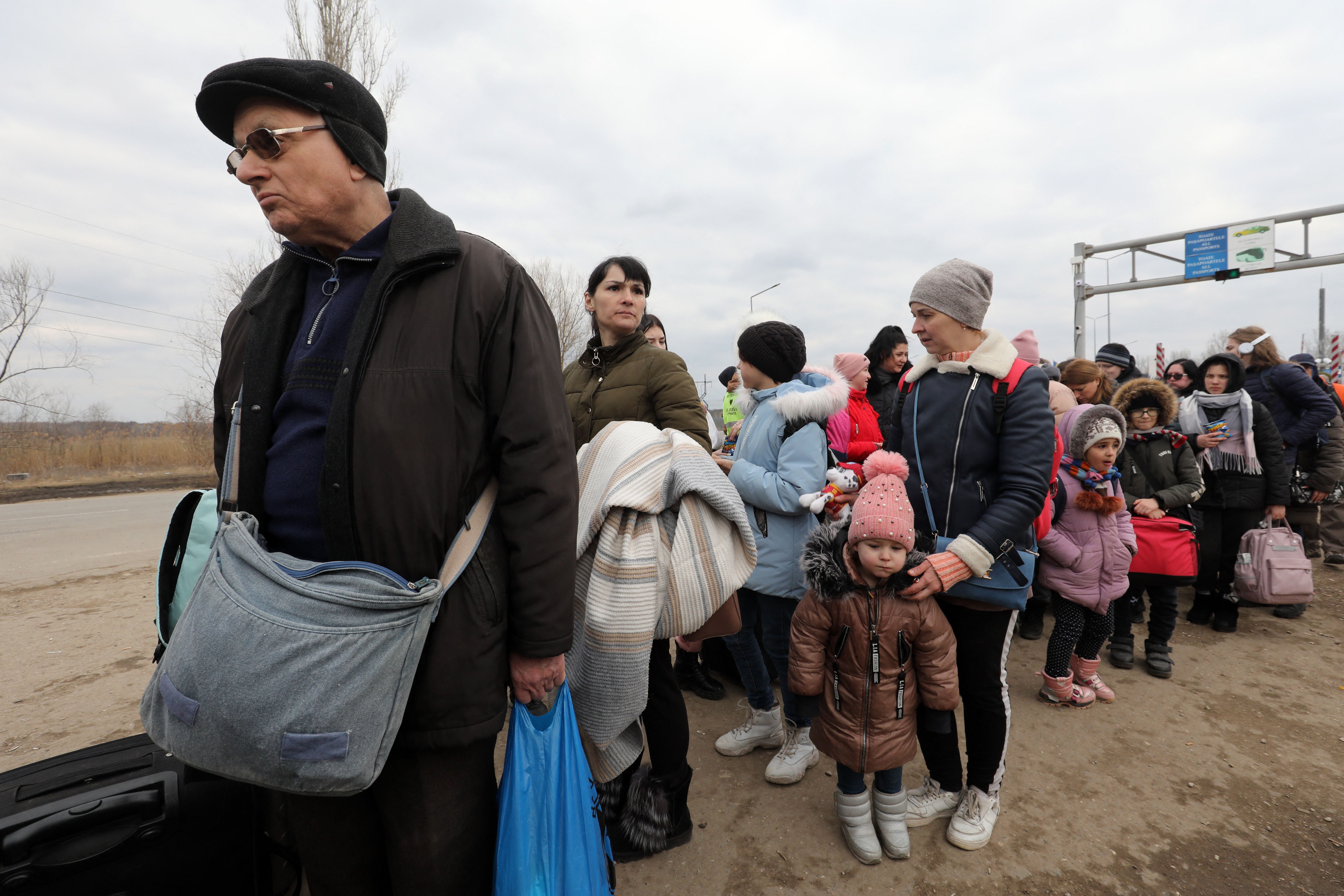 Almost two million Ukrainians, including children, have fled the country amidst ongoing violence